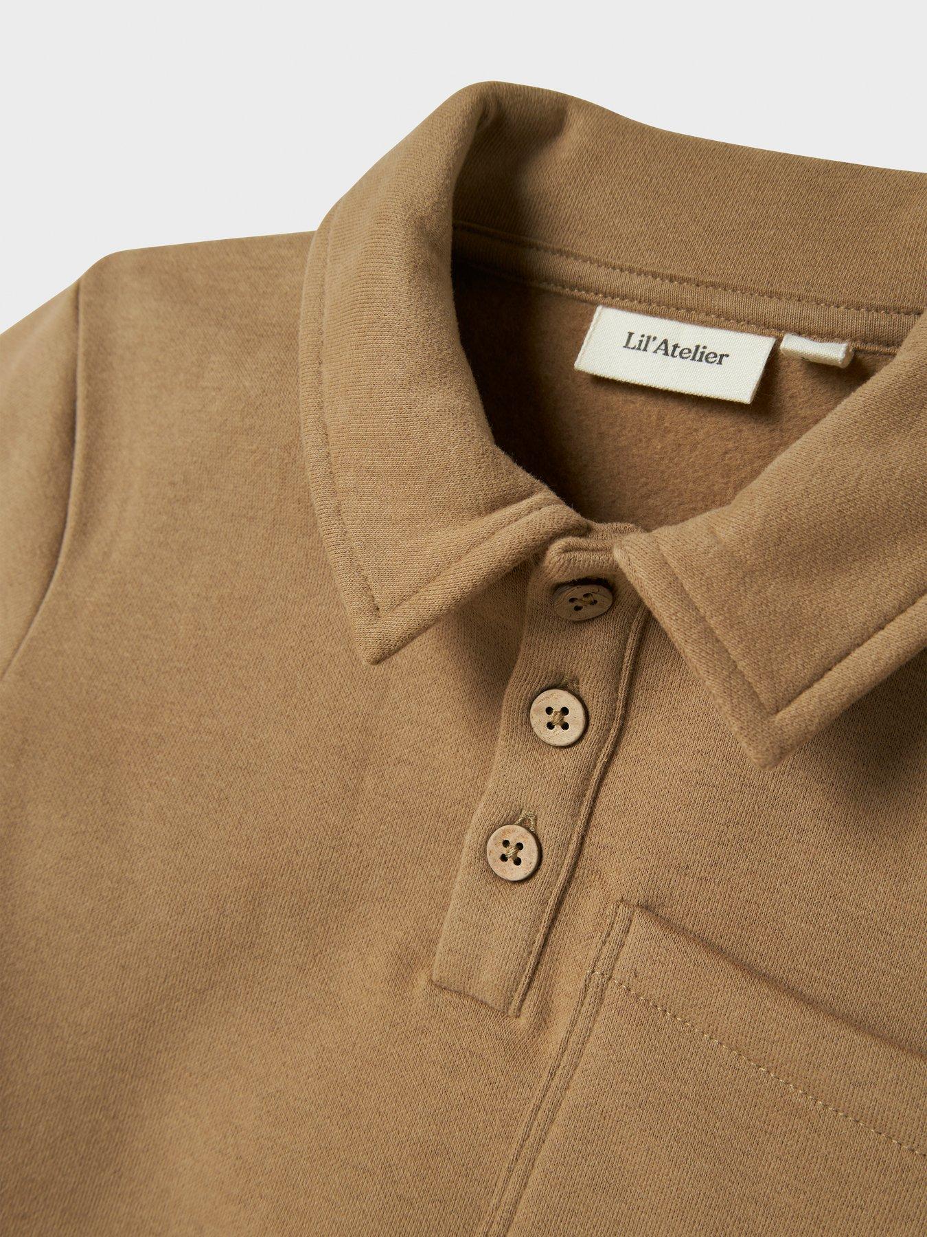 lil-atelier-mini-boys-collared-co-ord-sweat-brownoutfit