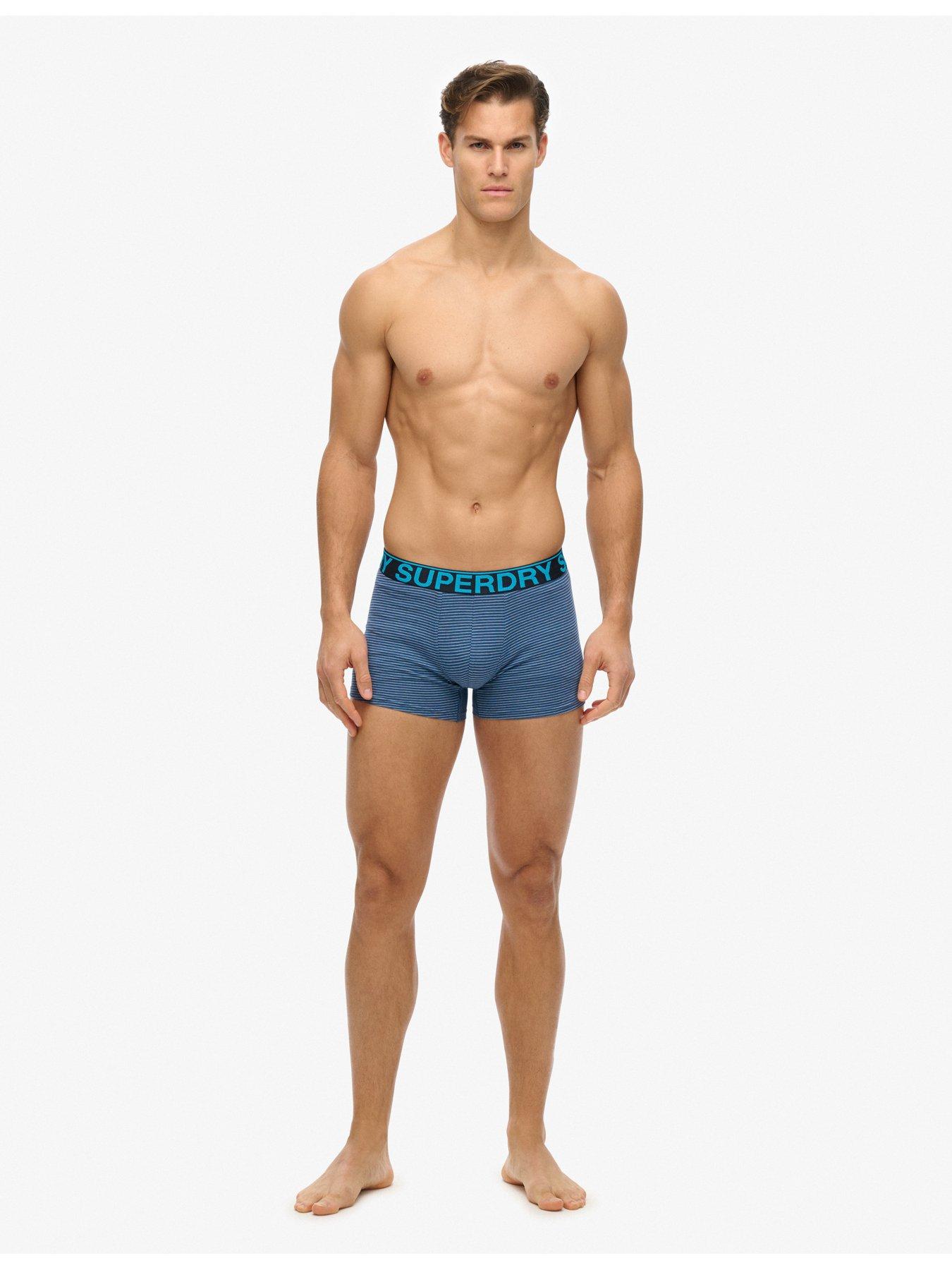 Image 2 of 3 of Superdry Superdry 3 Pack Boxers- Navy