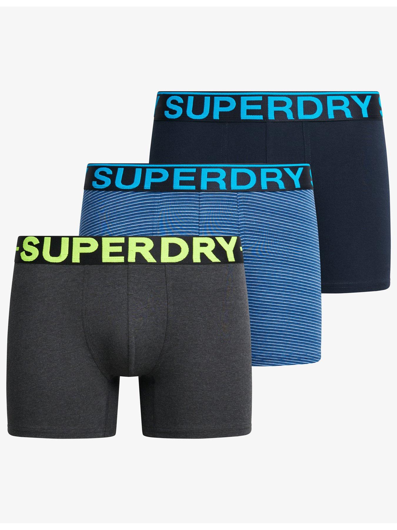 Image 3 of 3 of Superdry Superdry 3 Pack Boxers- Navy