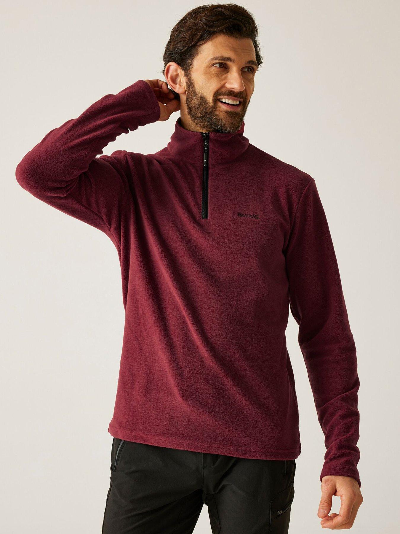 regatta-mens-thomspon-fleece-burgundy