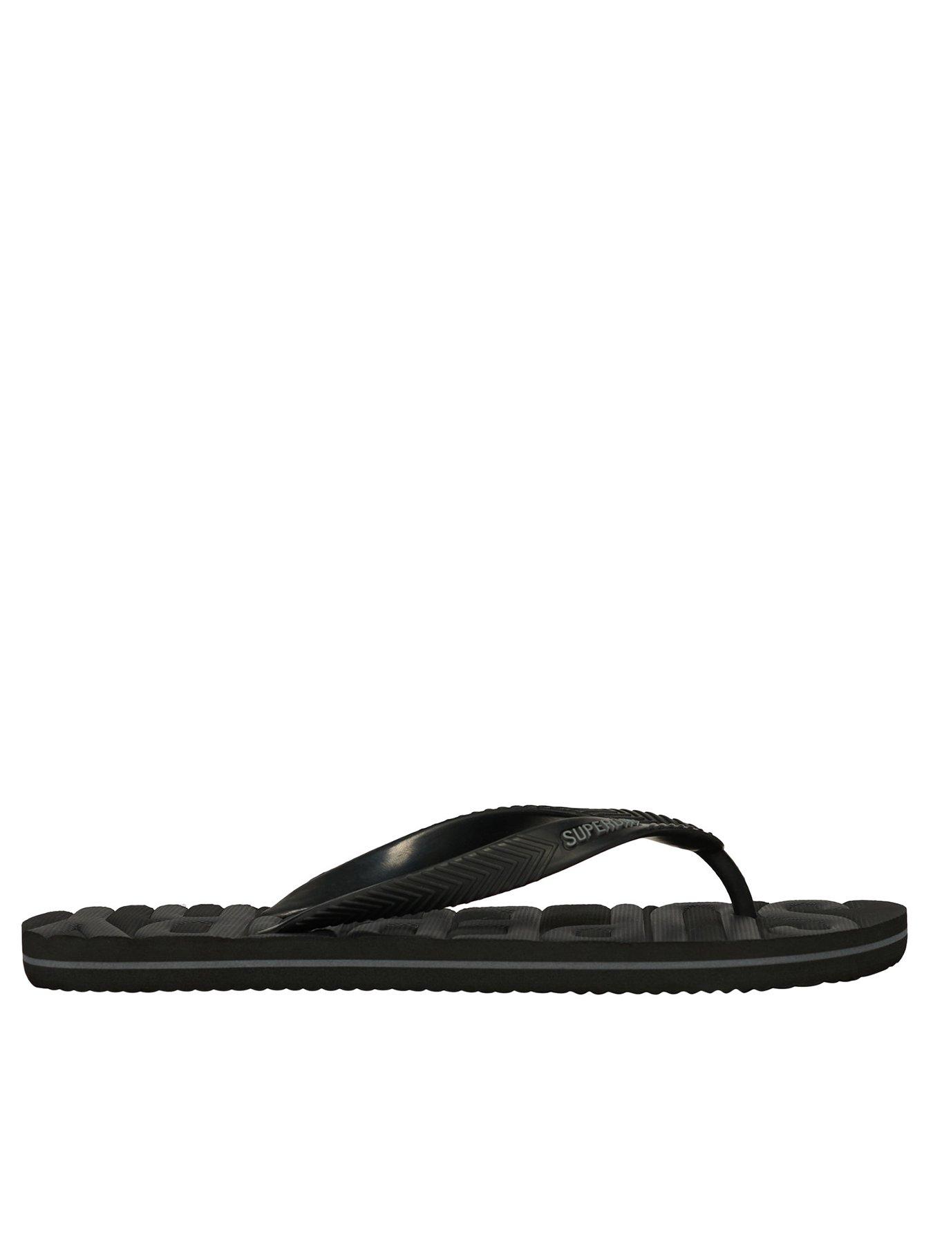 undefined Superdry Core Graphic Logo Flip Flops- Black