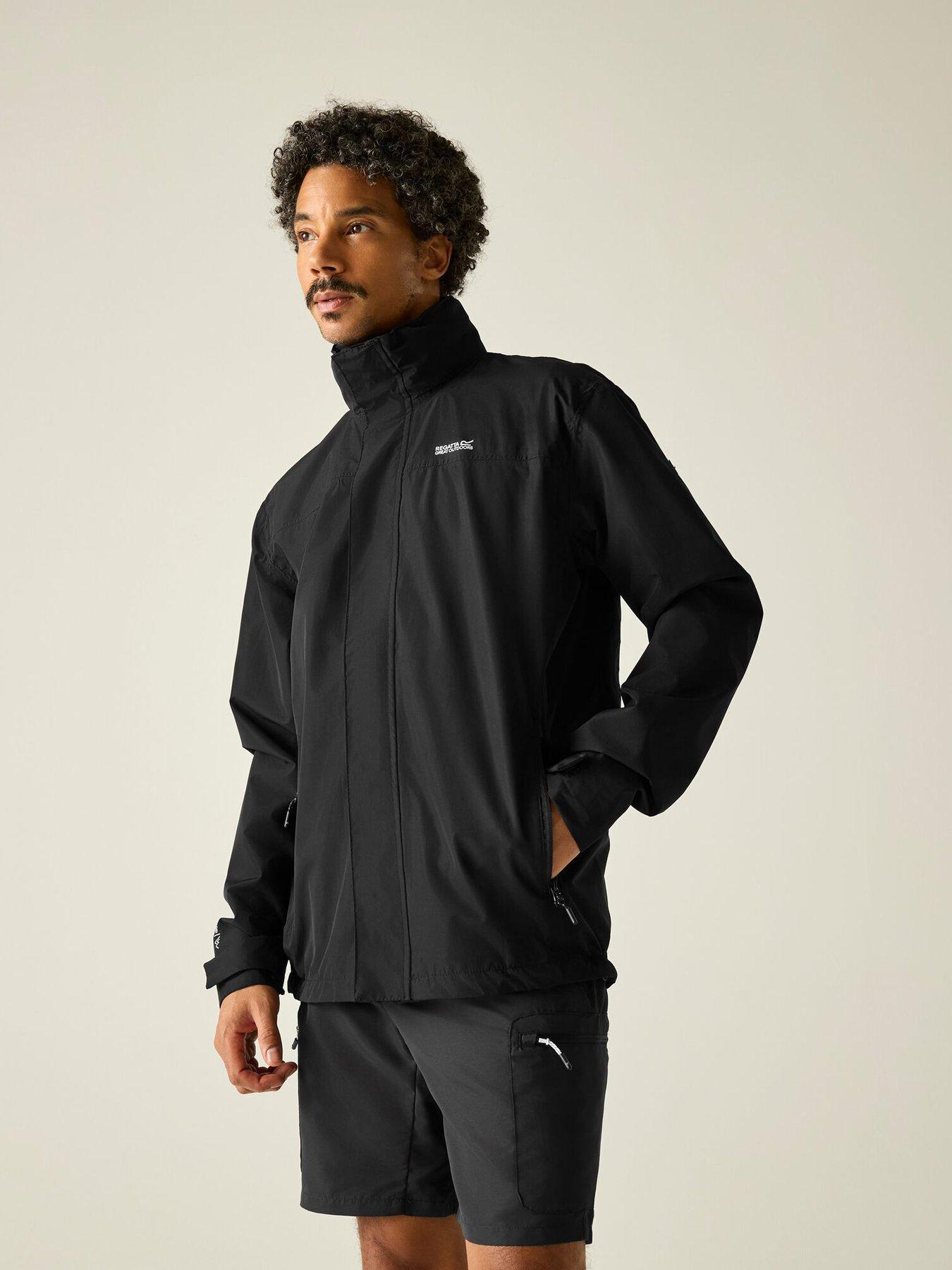 regatta-mens-matt-ii-waterproof-shell-jacket-black