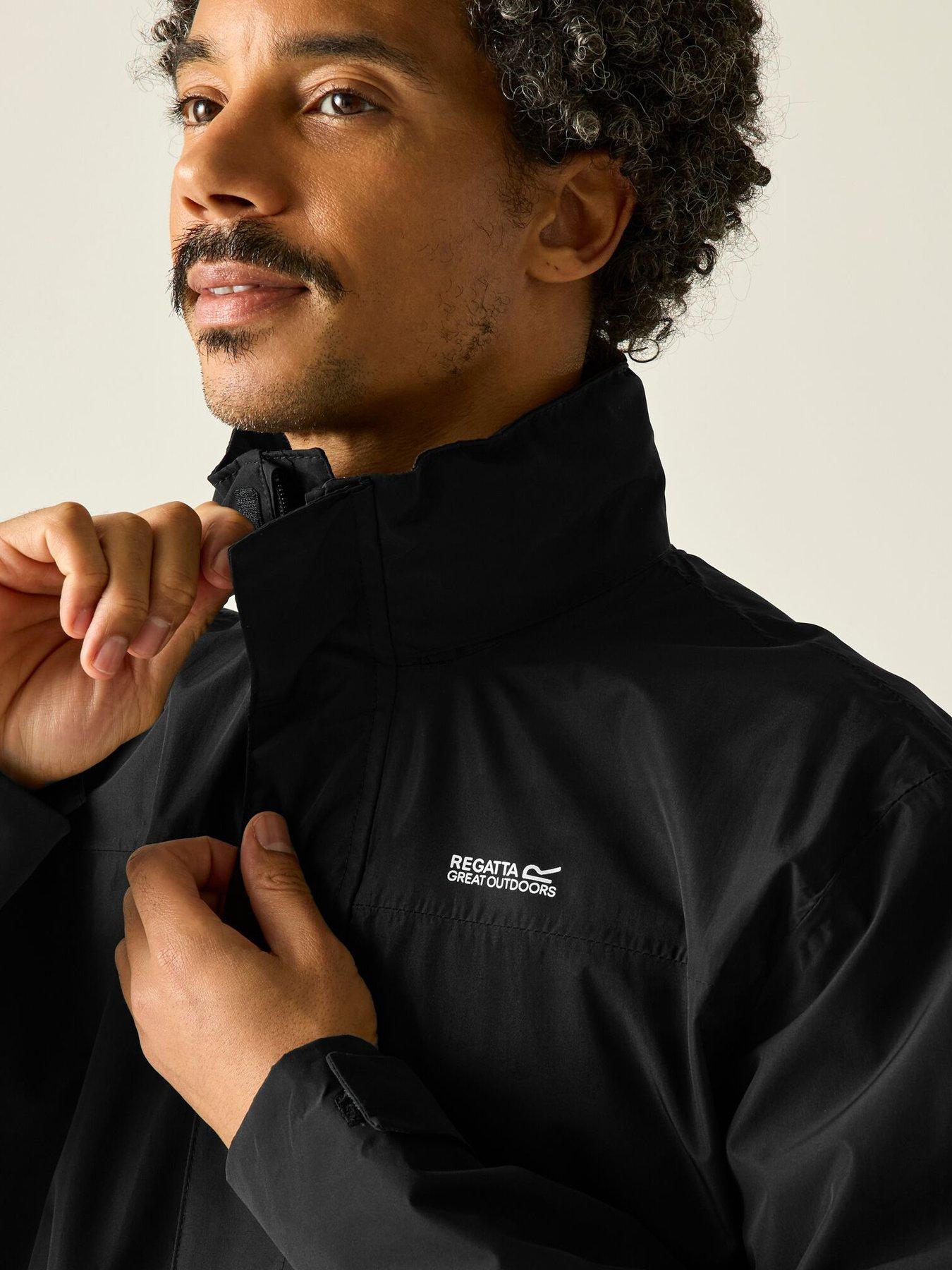 regatta-mens-matt-ii-waterproof-shell-jacket-blackdetail