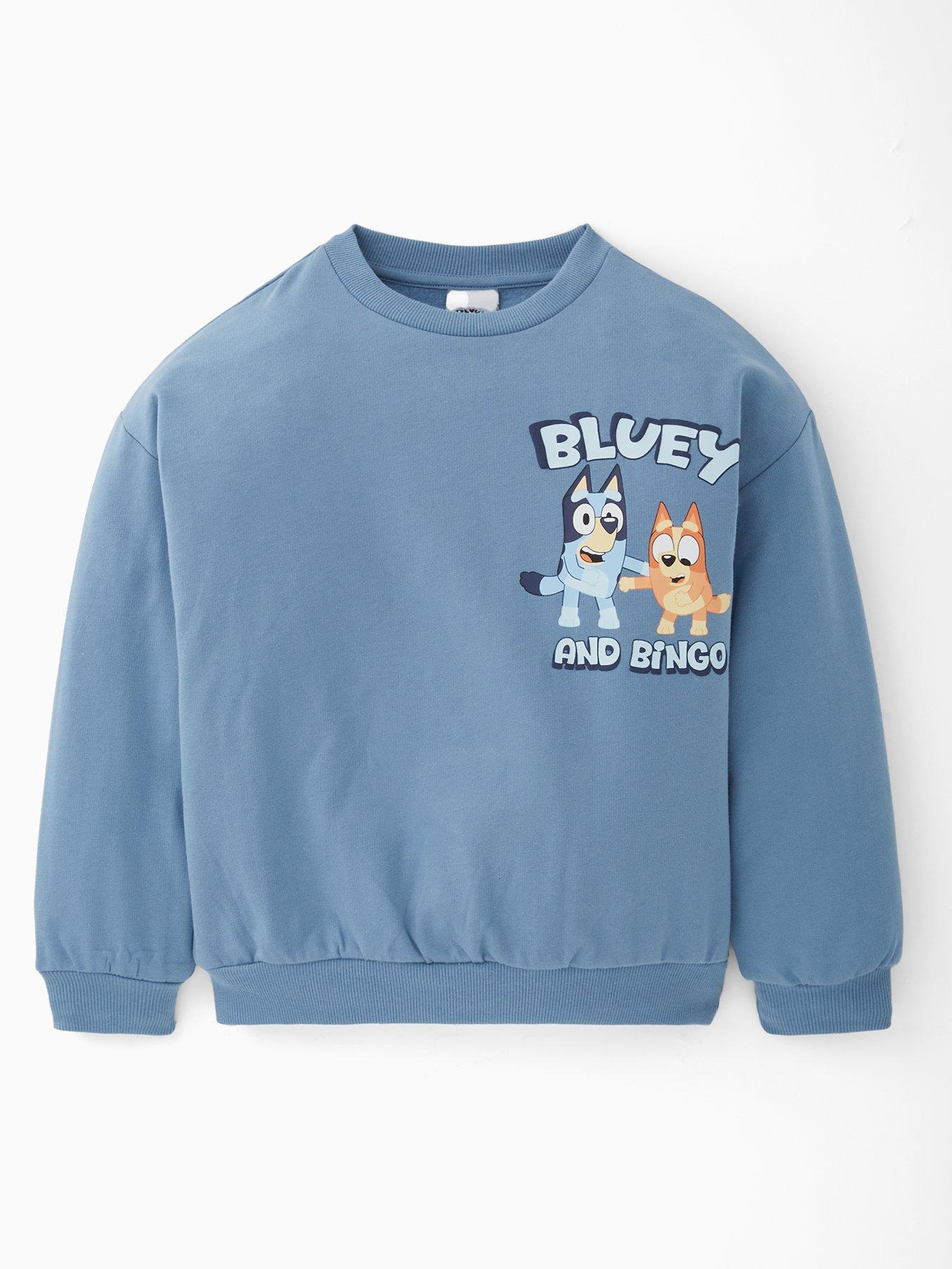 Bluey Bluey  &  Bingo Have Fun Sweatshirt - Blue