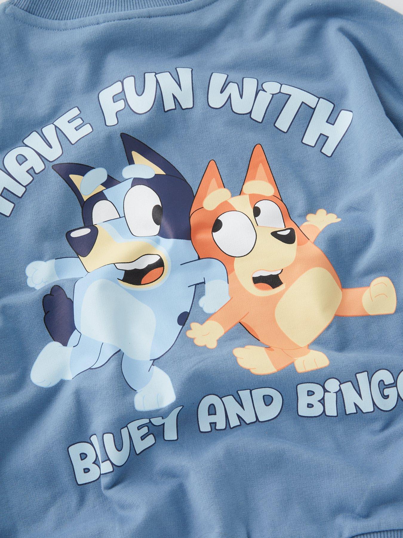 Image 3 of 4 of Bluey Bluey &amp; Bingo Have Fun Sweatshirt - Blue