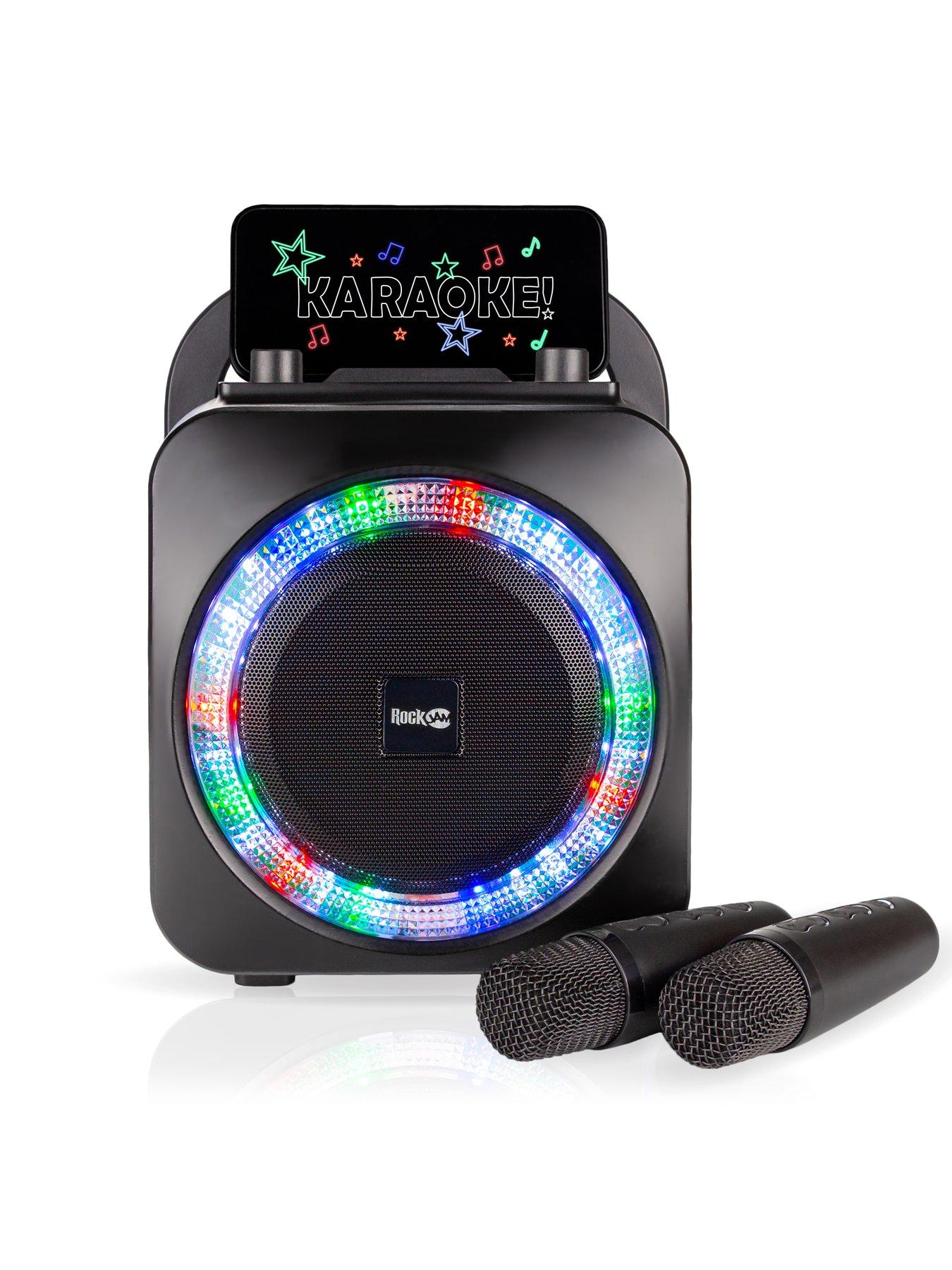 rockjam-party-speaker-model-ps150pl-black-with-2-wireless-micsstillFront