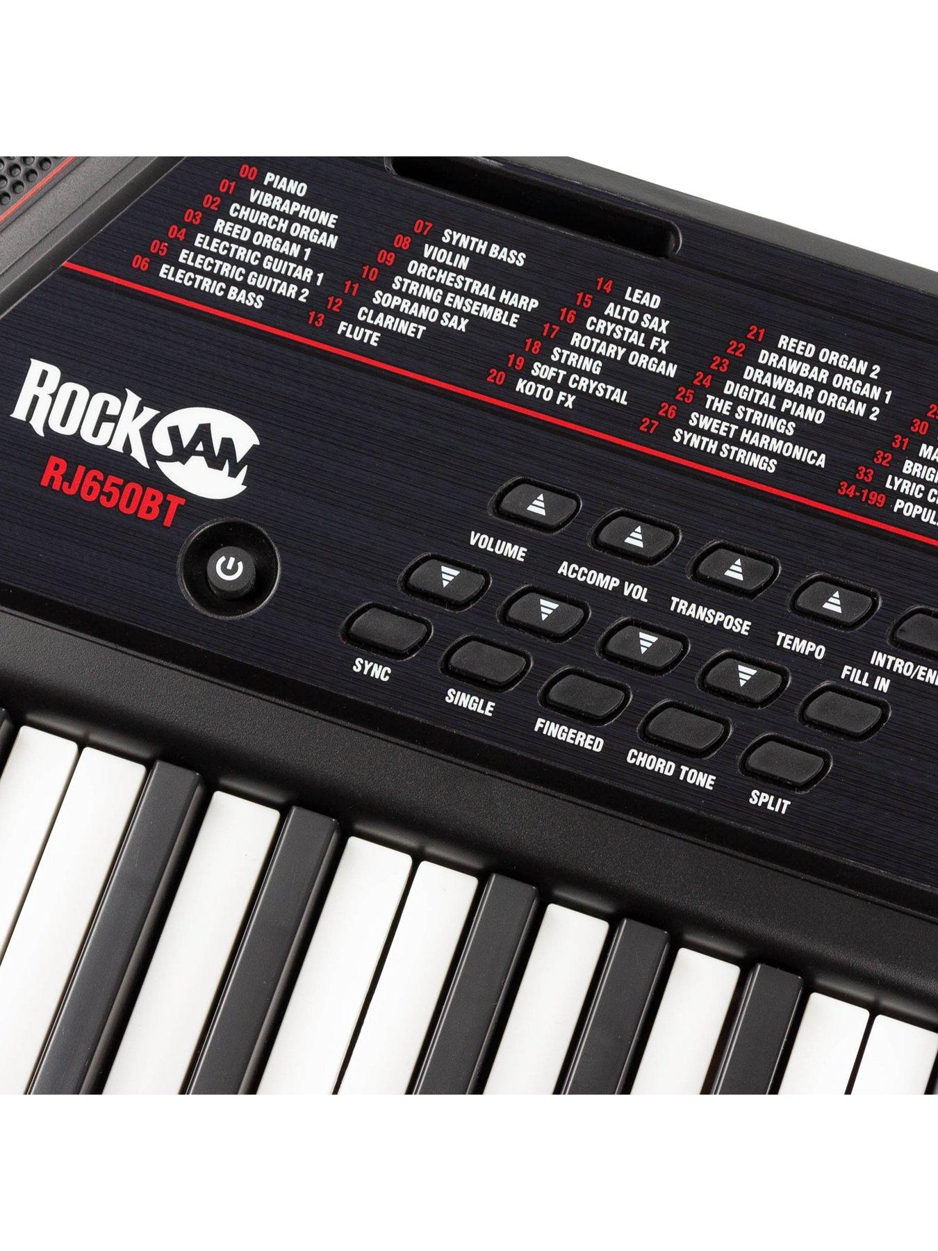 Image 2 of 7 of RockJam RockJam RJ650BT Keyboard Super kit with Bluetooth