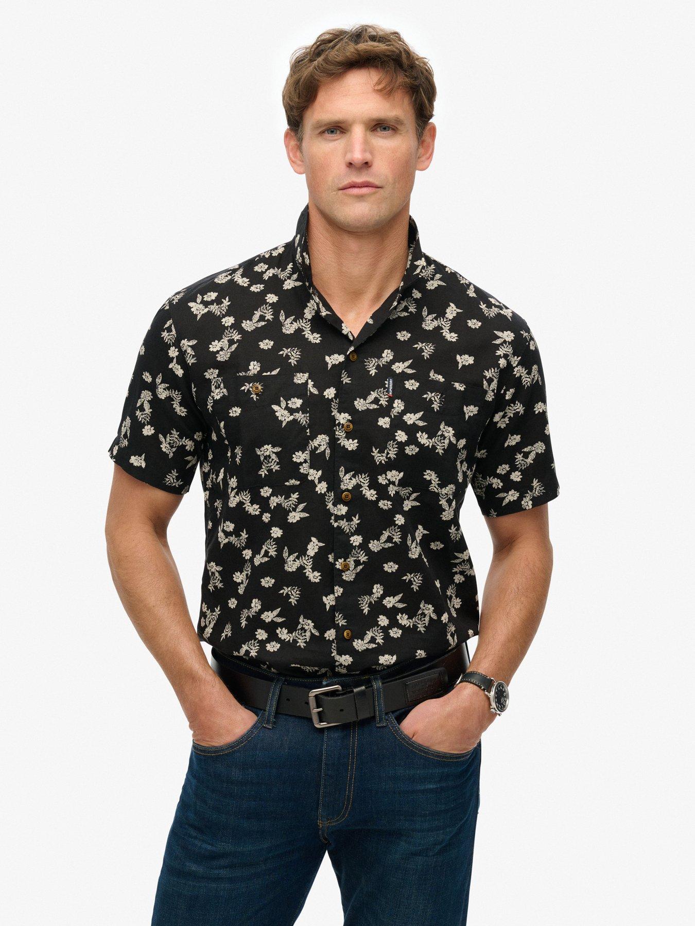 superdry-superdry-short-sleeve-button-up-beach-shirt-blackfront