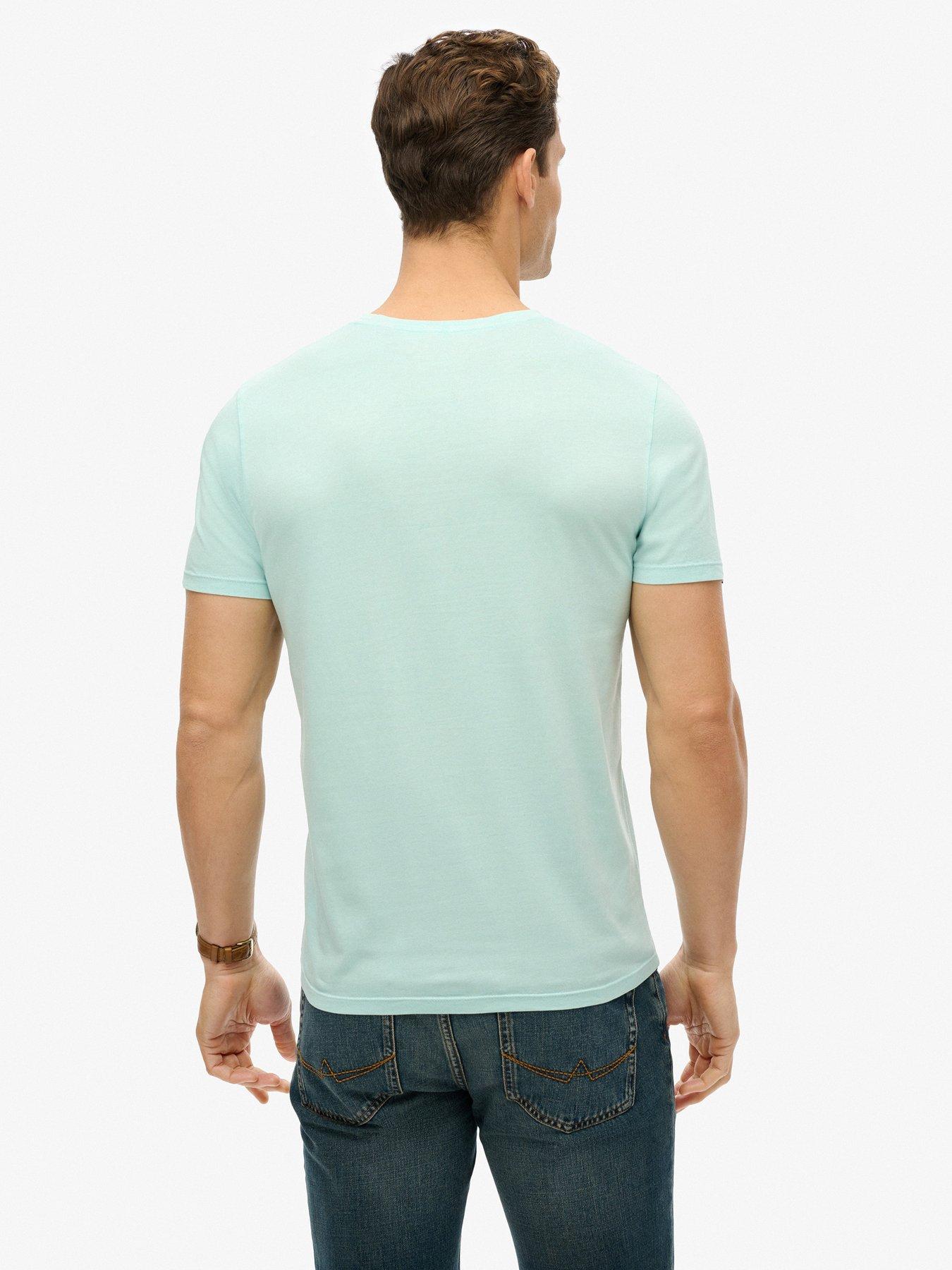 Image 2 of 5 of Superdry Superdry Classic Essential T-Shirt - Light Blue