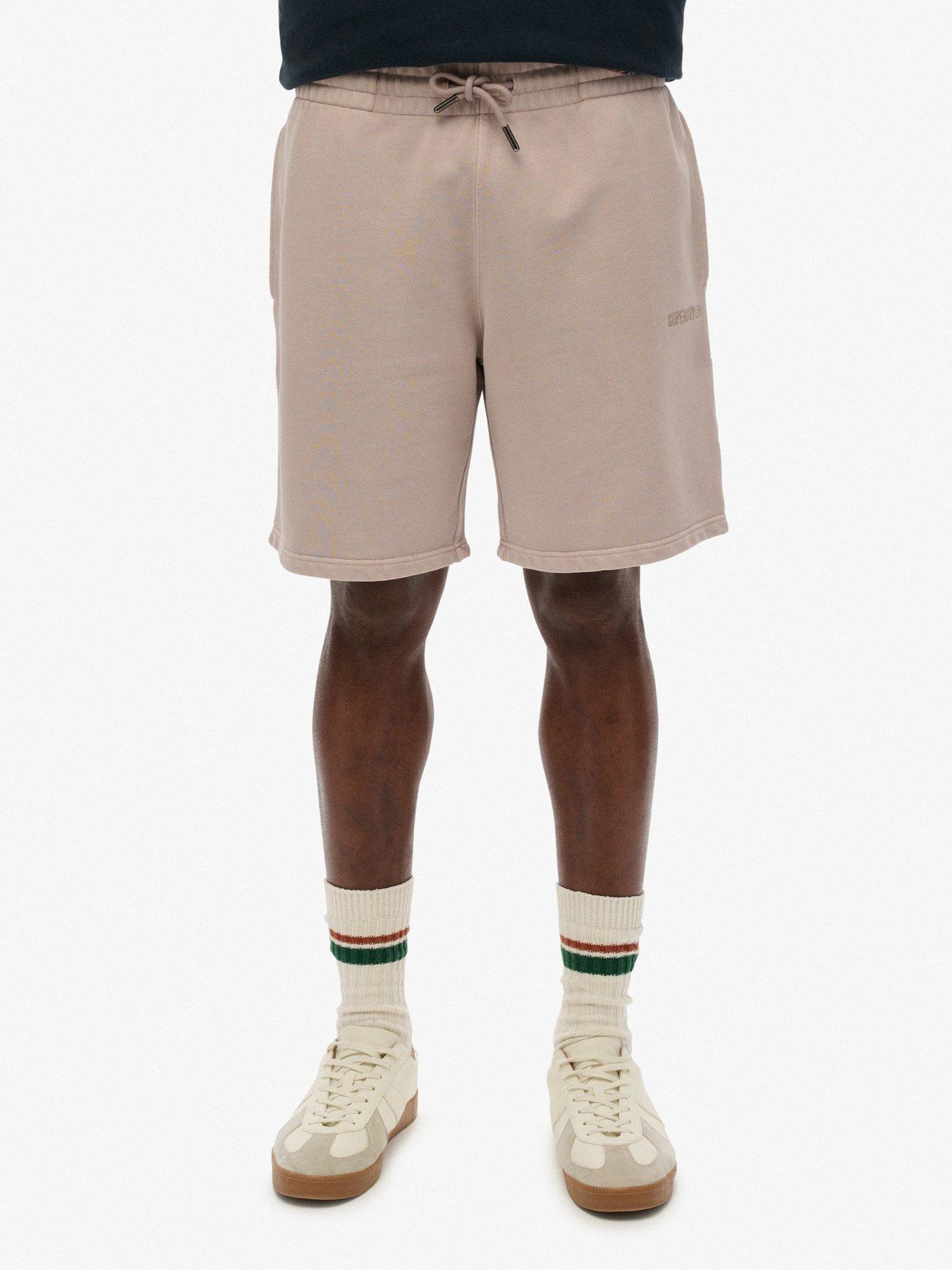 Image 1 of 6 of Superdry Superdry Micro Logo Shorts - Beige