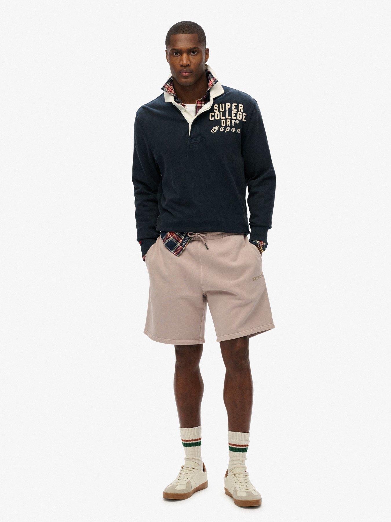 Image 3 of 6 of Superdry Superdry Micro Logo Shorts - Beige