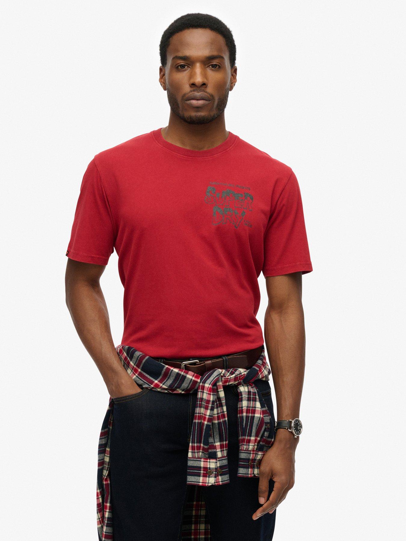 undefined Superdry B-Movie Graphic Loose Fit T-Shirt - Red