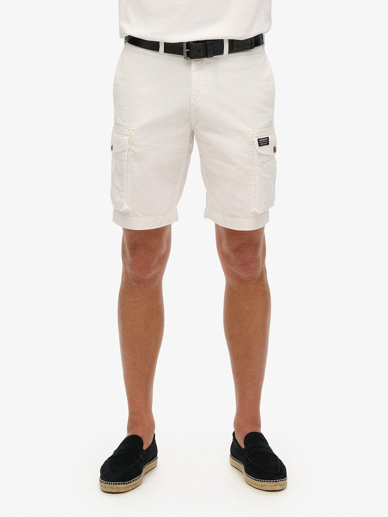 undefined Superdry Parachute Light Shorts - White