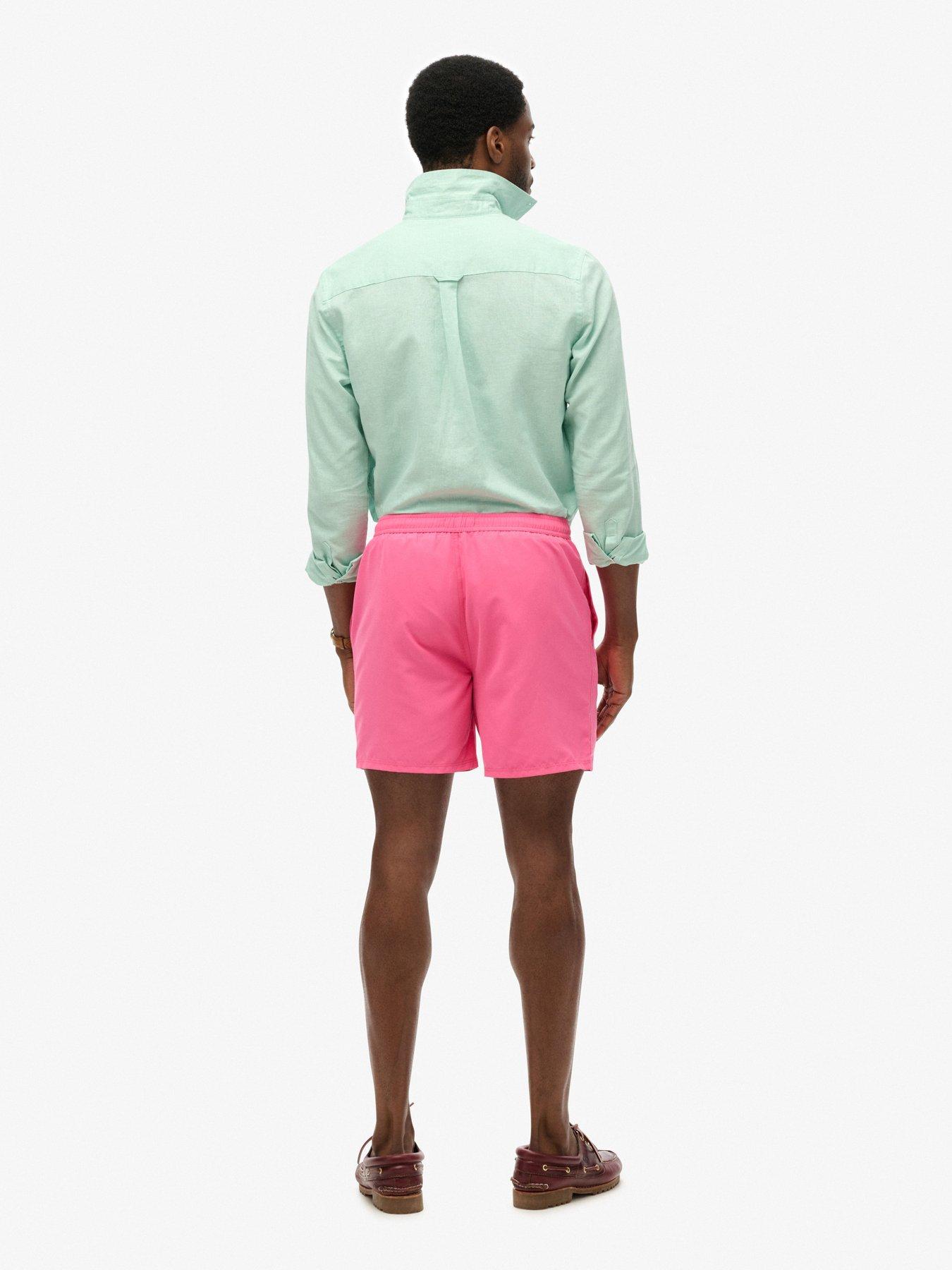 Image 5 of 6 of Superdry Superdry Essential 17-inch Swim Shorts - Pink