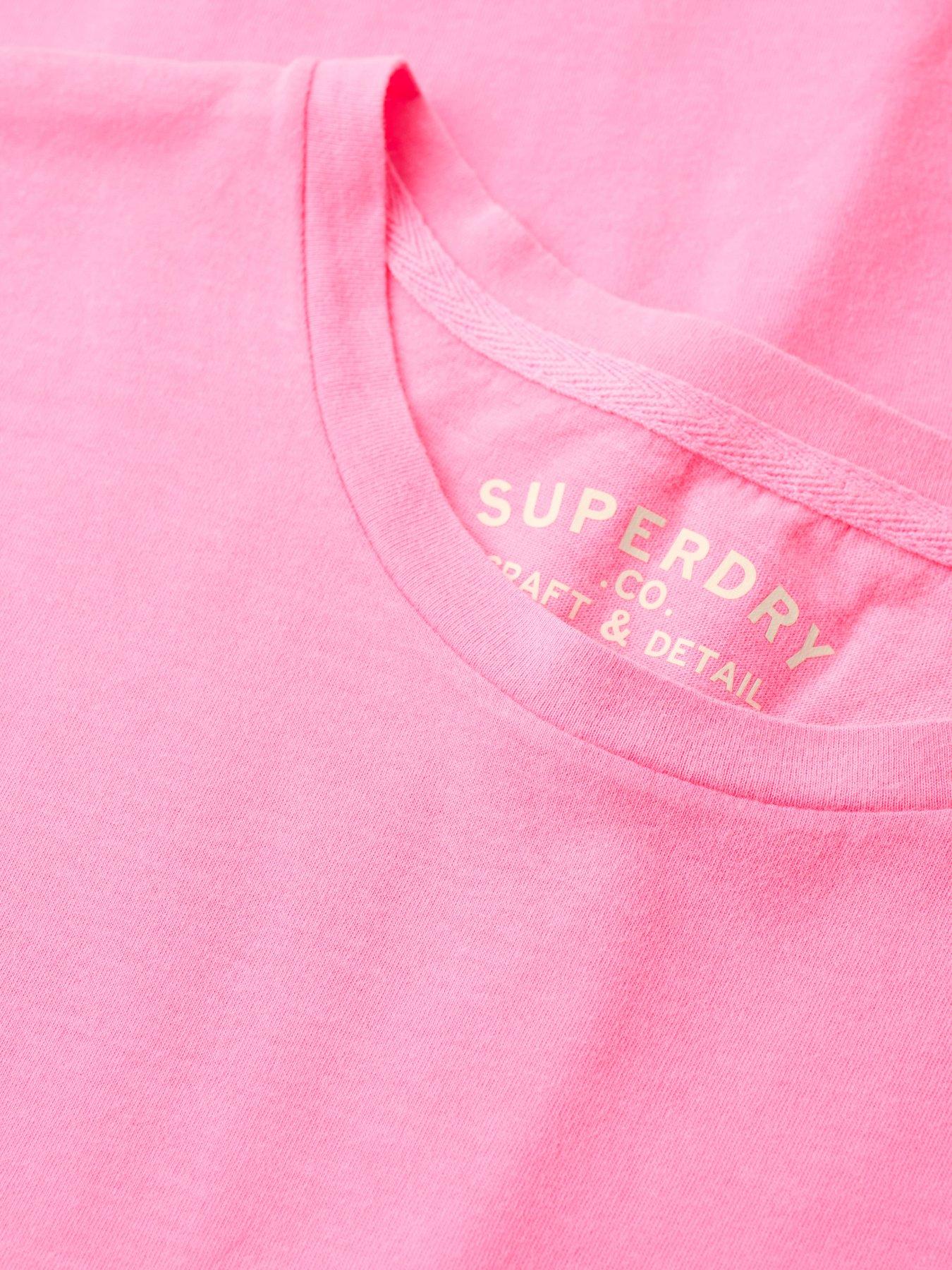 Image 5 of 5 of Superdry Superdry Classic Essential T-Shirt - Pink