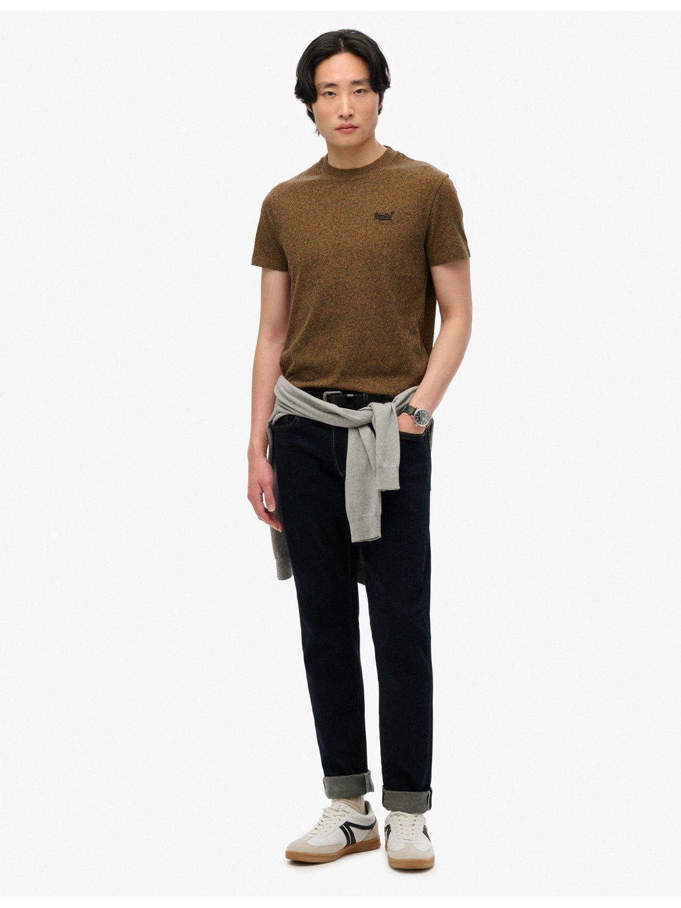 Image 3 of 5 of Superdry Superdry Essential Logo T-Shirt - Brown
