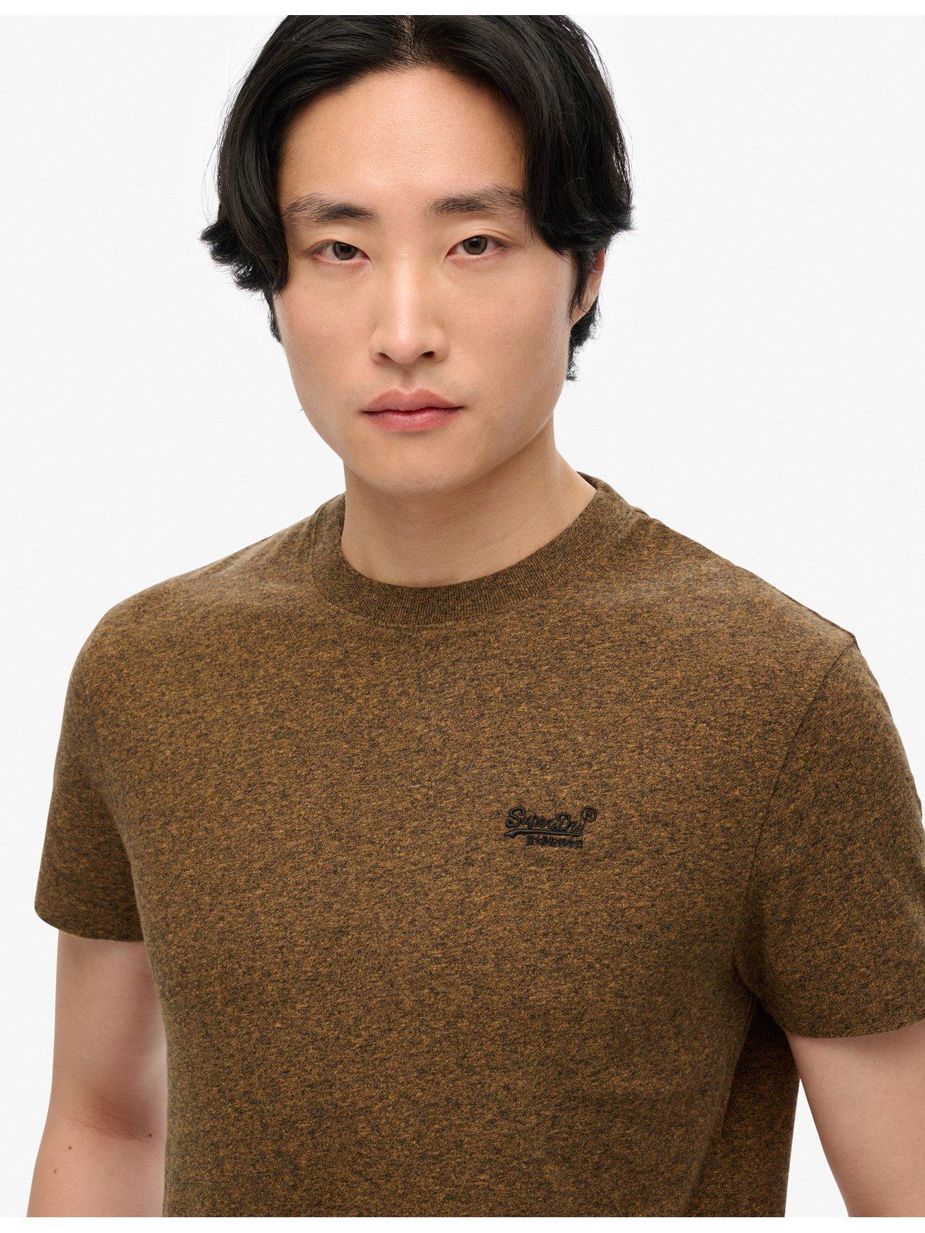 Image 4 of 5 of Superdry Superdry Essential Logo T-Shirt - Brown
