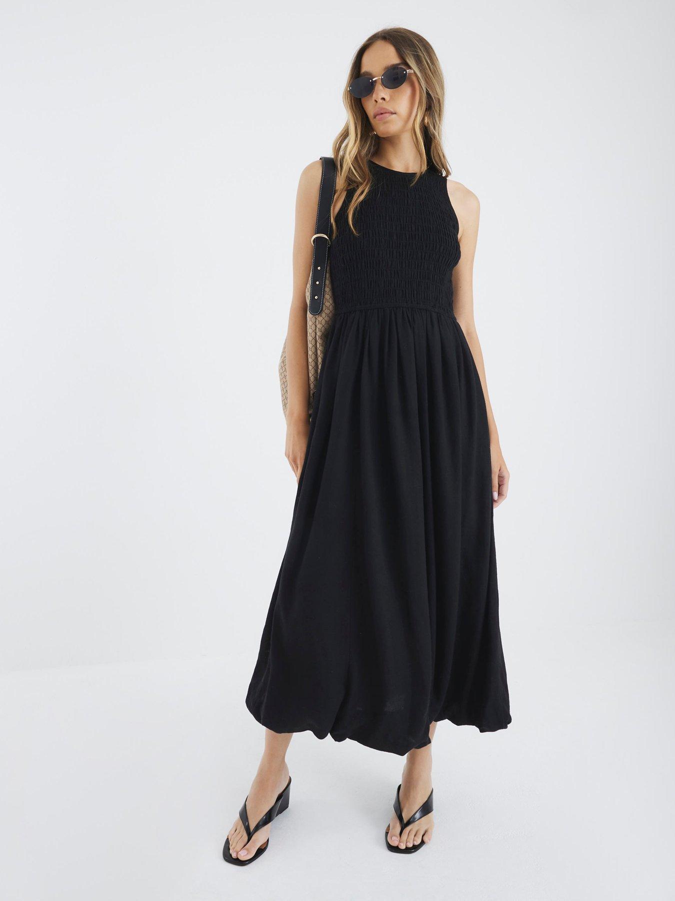 River Island Mini Racer Dress - Black