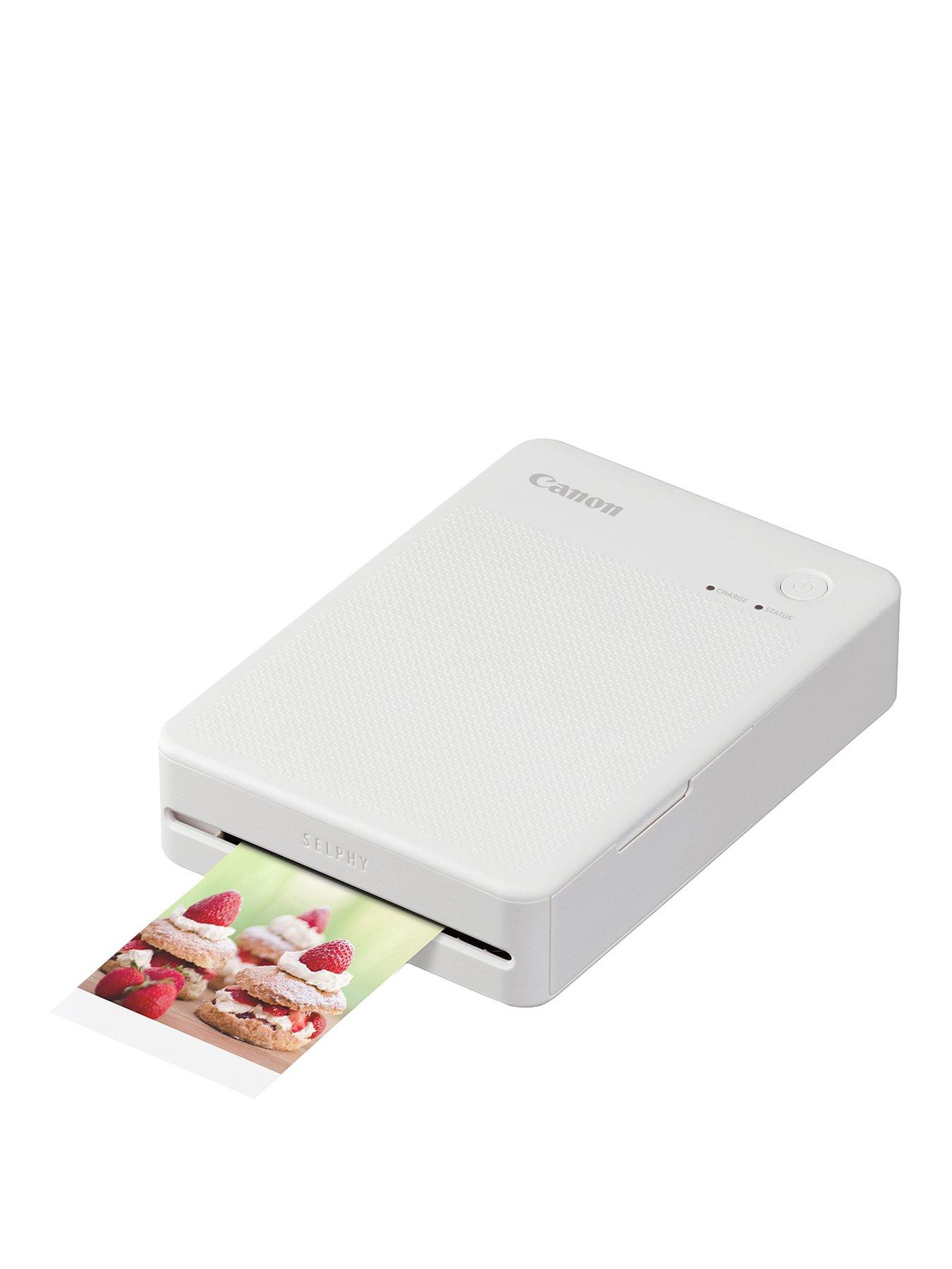 undefined Canon Selphy QX20 Instant Photo Printer - Sand White