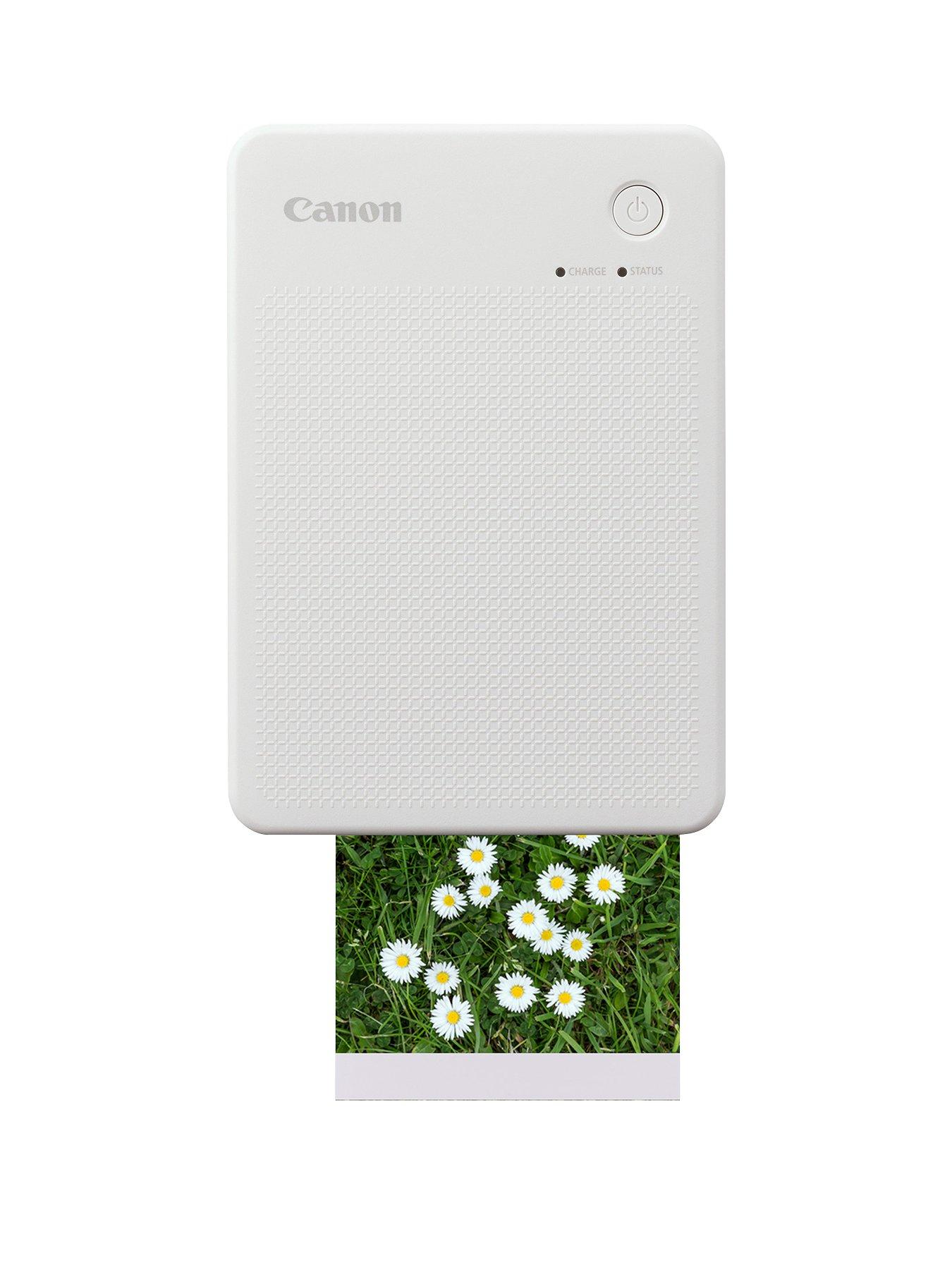 Image 3 of 7 of Canon Canon Selphy QX20 Instant Photo Printer Including 60 Shot Print Media - Sand White