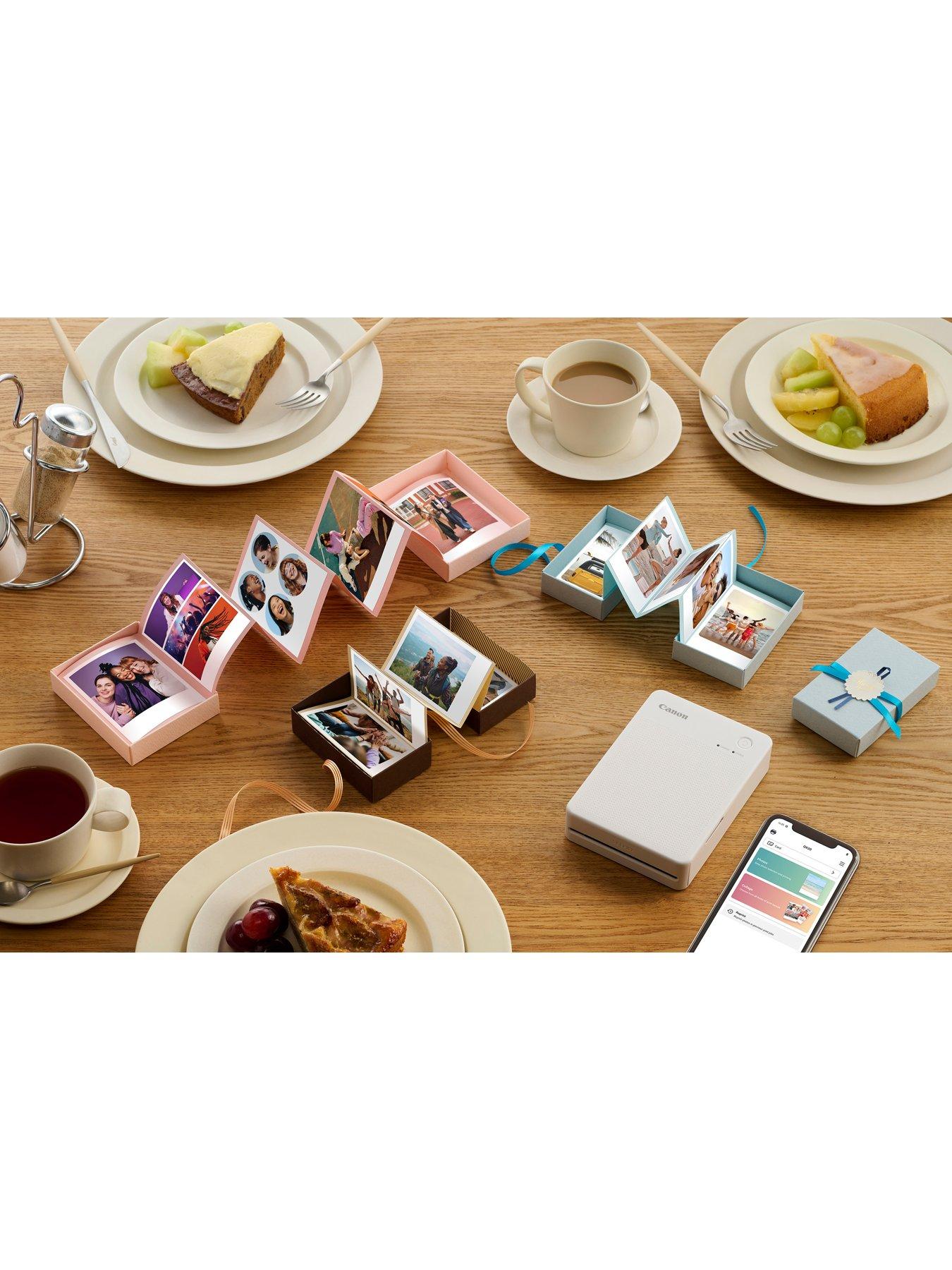 Image 7 of 7 of Canon Canon Selphy QX20 Instant Photo Printer Including 60 Shot Print Media - Sand White
