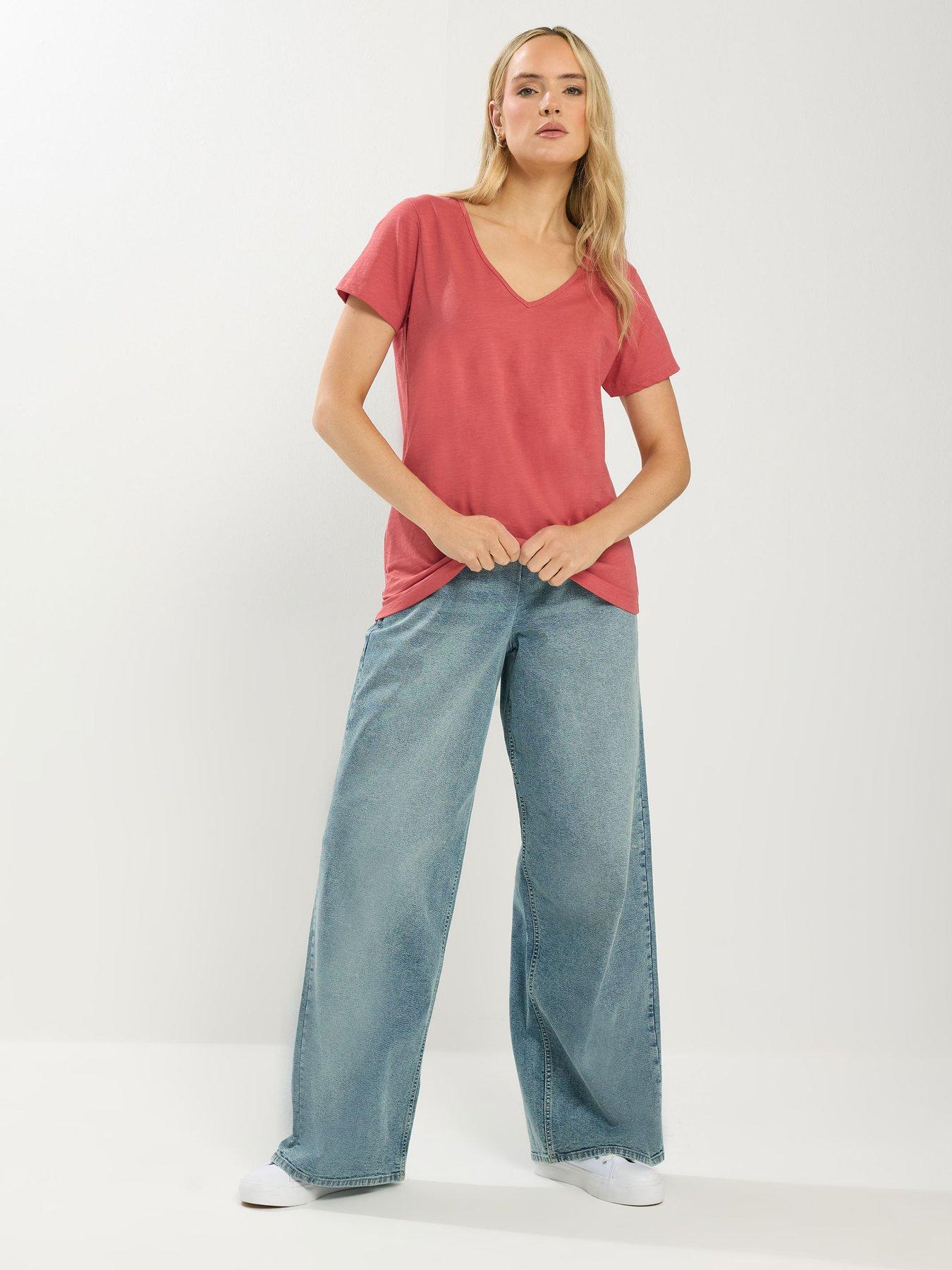 long-tall-sally-2-pack-stripe-slub-t-shirt-greenback