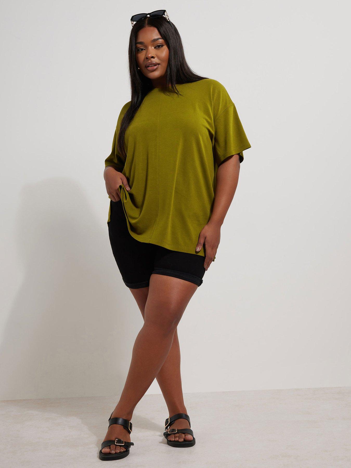 yours-curve-boxy-t-shirt-greenback