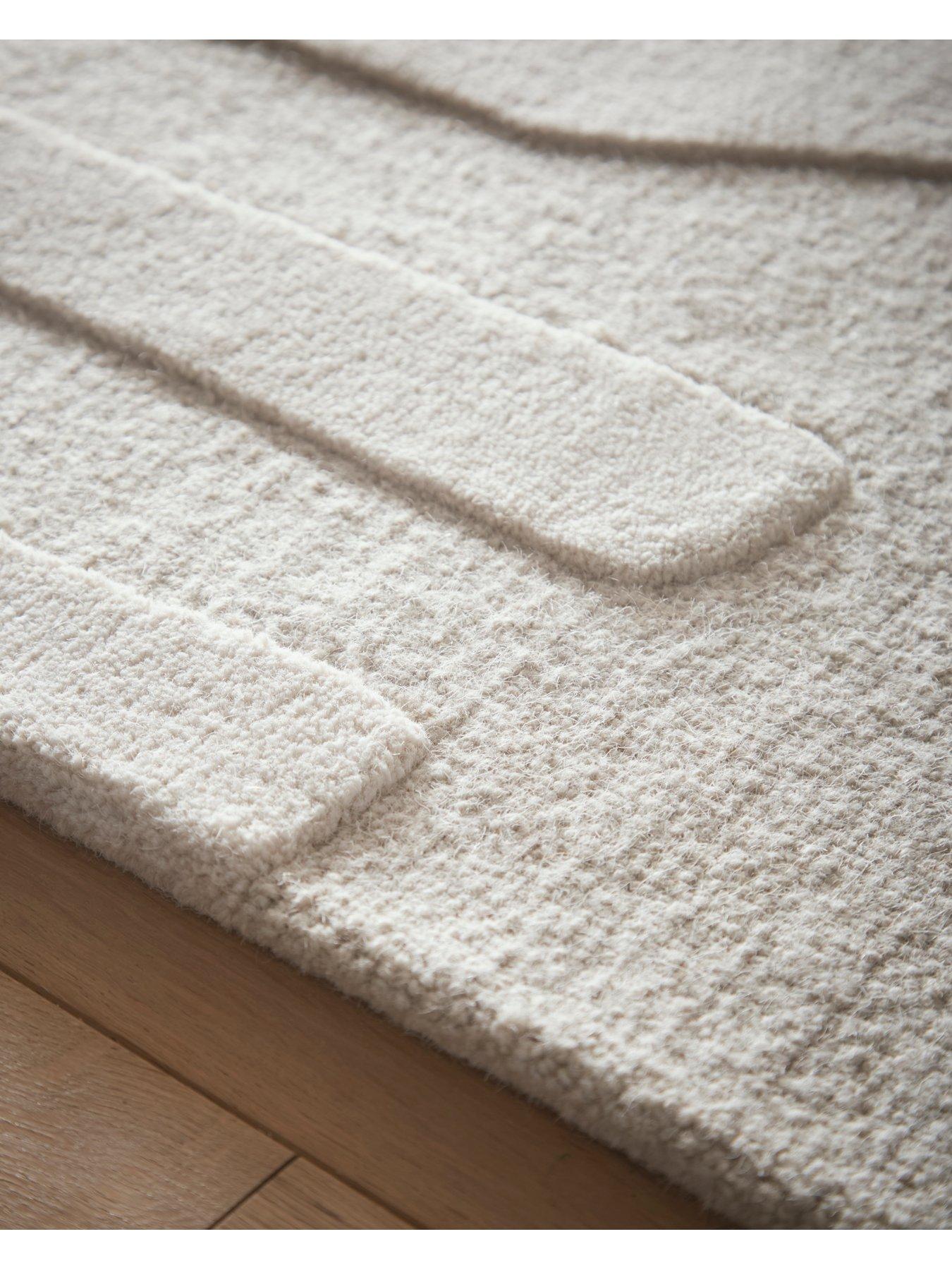 Image 3 of 5 of The Very Collection Sculpted Wool Stone Rug