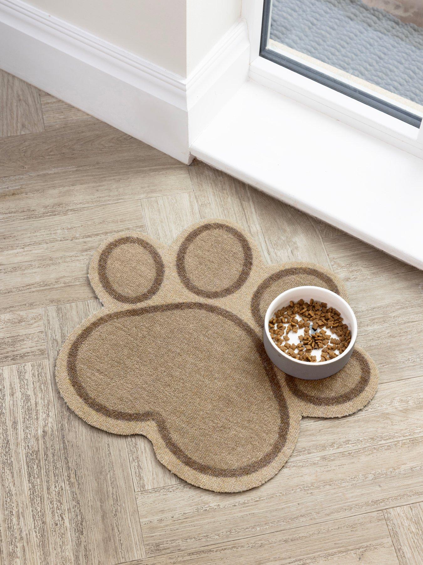 Image 1 of 3 of The Very Collection Paw-Shaped Mat - Beige
