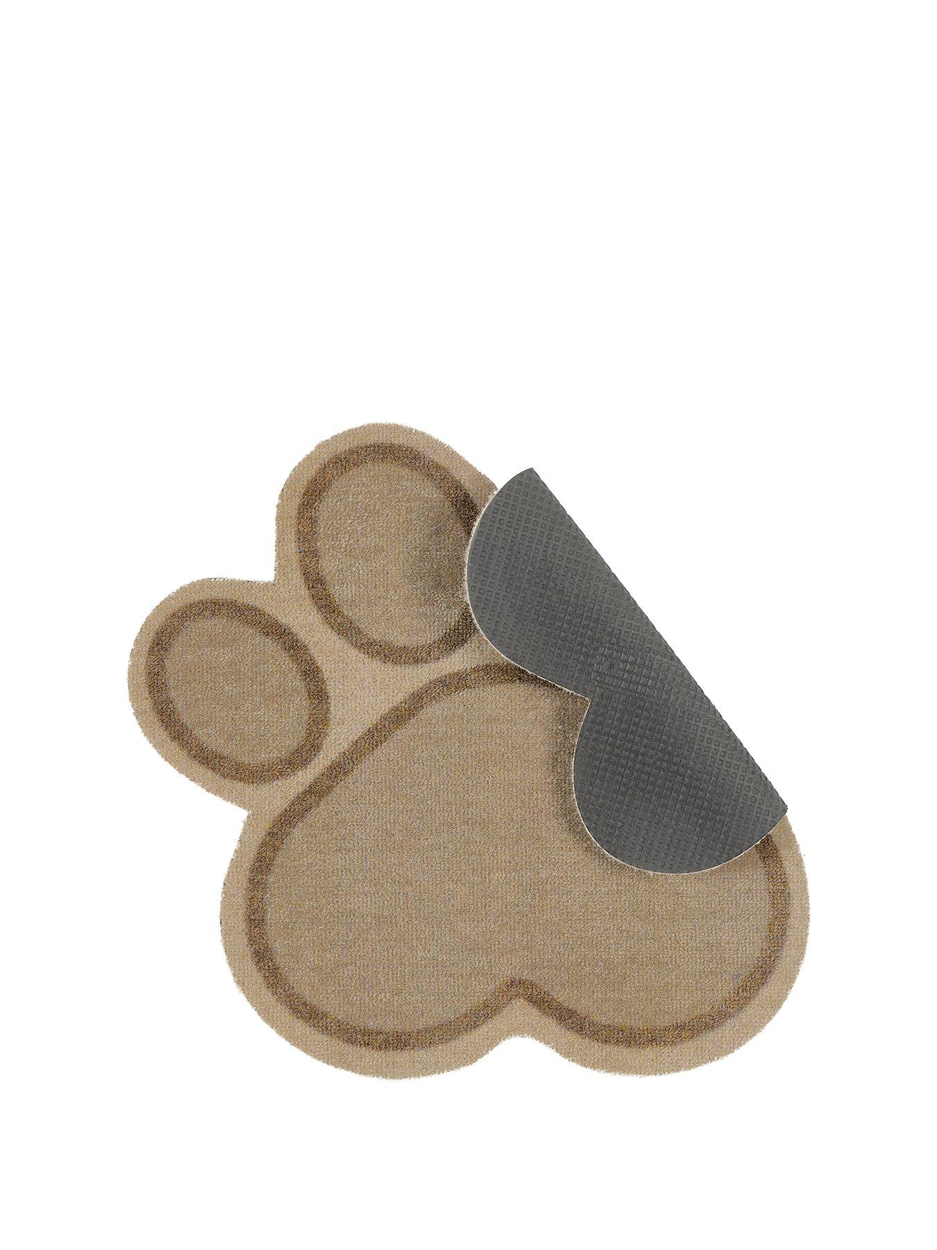 Image 2 of 3 of The Very Collection Paw-Shaped Mat - Beige