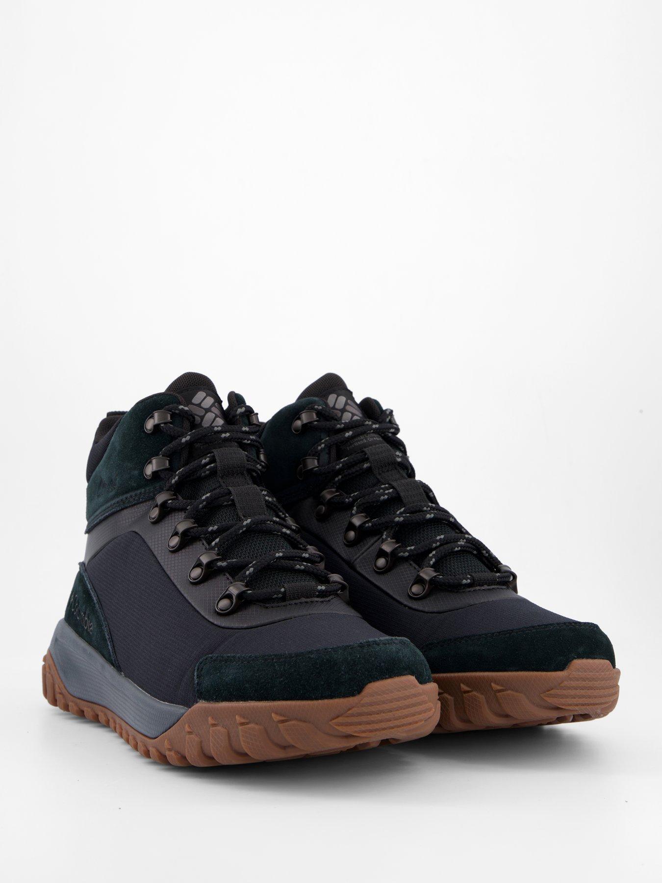 Image 6 of 7 of Columbia Men's Burnsider Waterproof Hiking Boots - Black