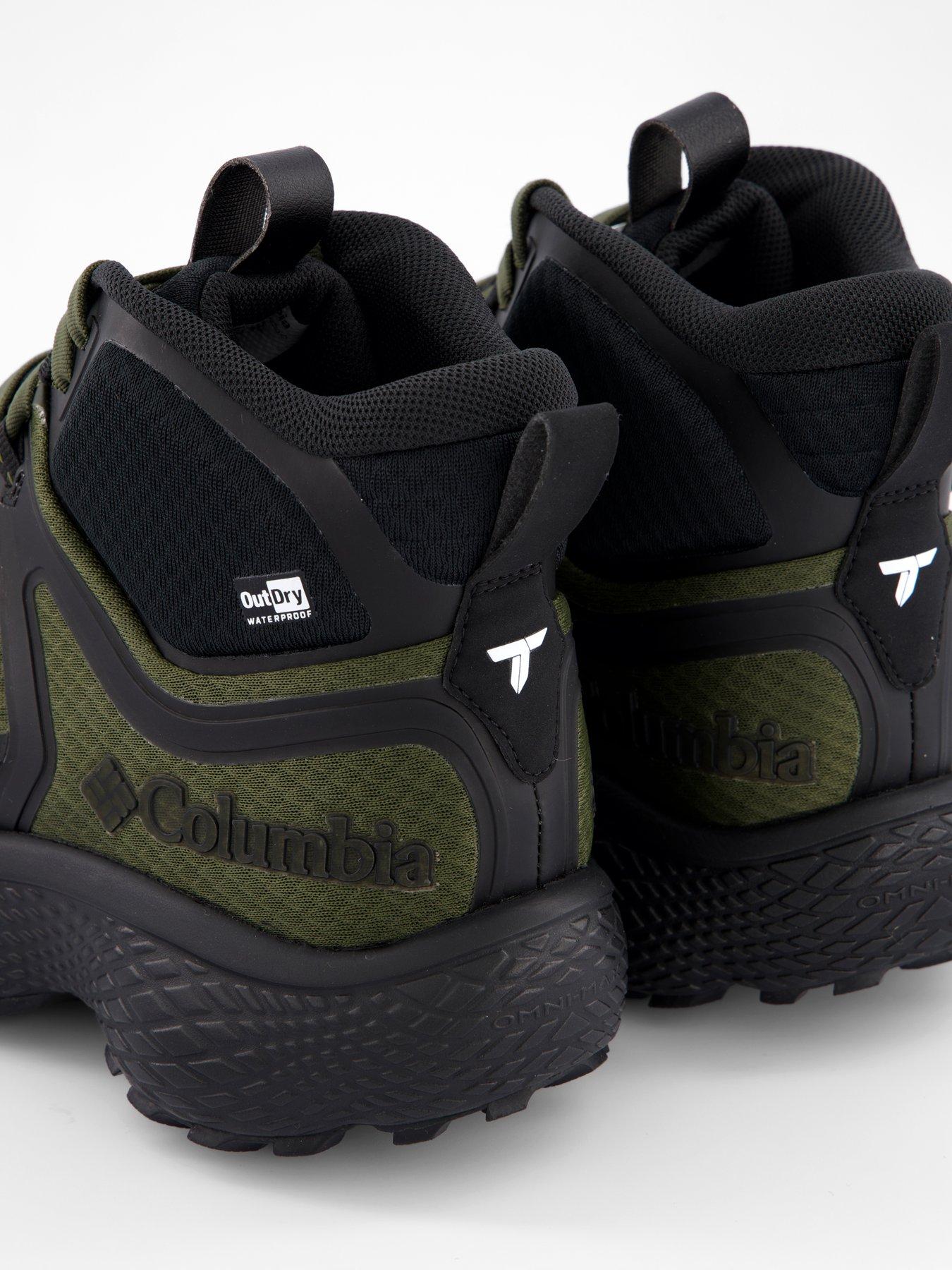 Image 5 of 7 of Columbia Men's Escape Thrive Titanium Mid Outdry Hiking Boots - Black