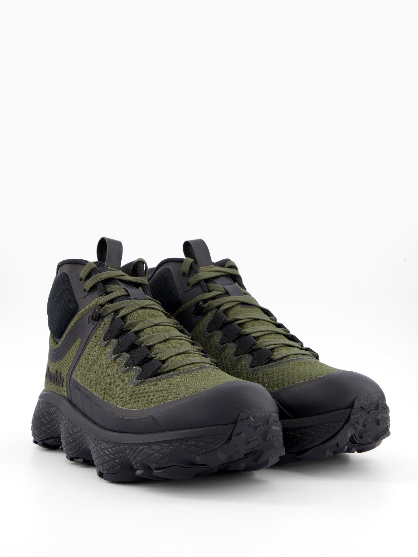Image 6 of 7 of Columbia Men's Escape Thrive Titanium Mid Outdry Hiking Boots - Black