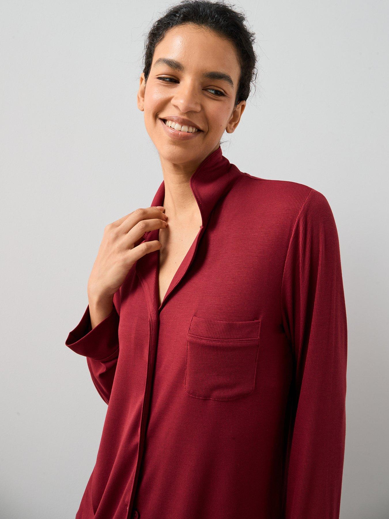 the-very-collection-ribbed-soft-touch-revere-pyjama-set-redoutfit