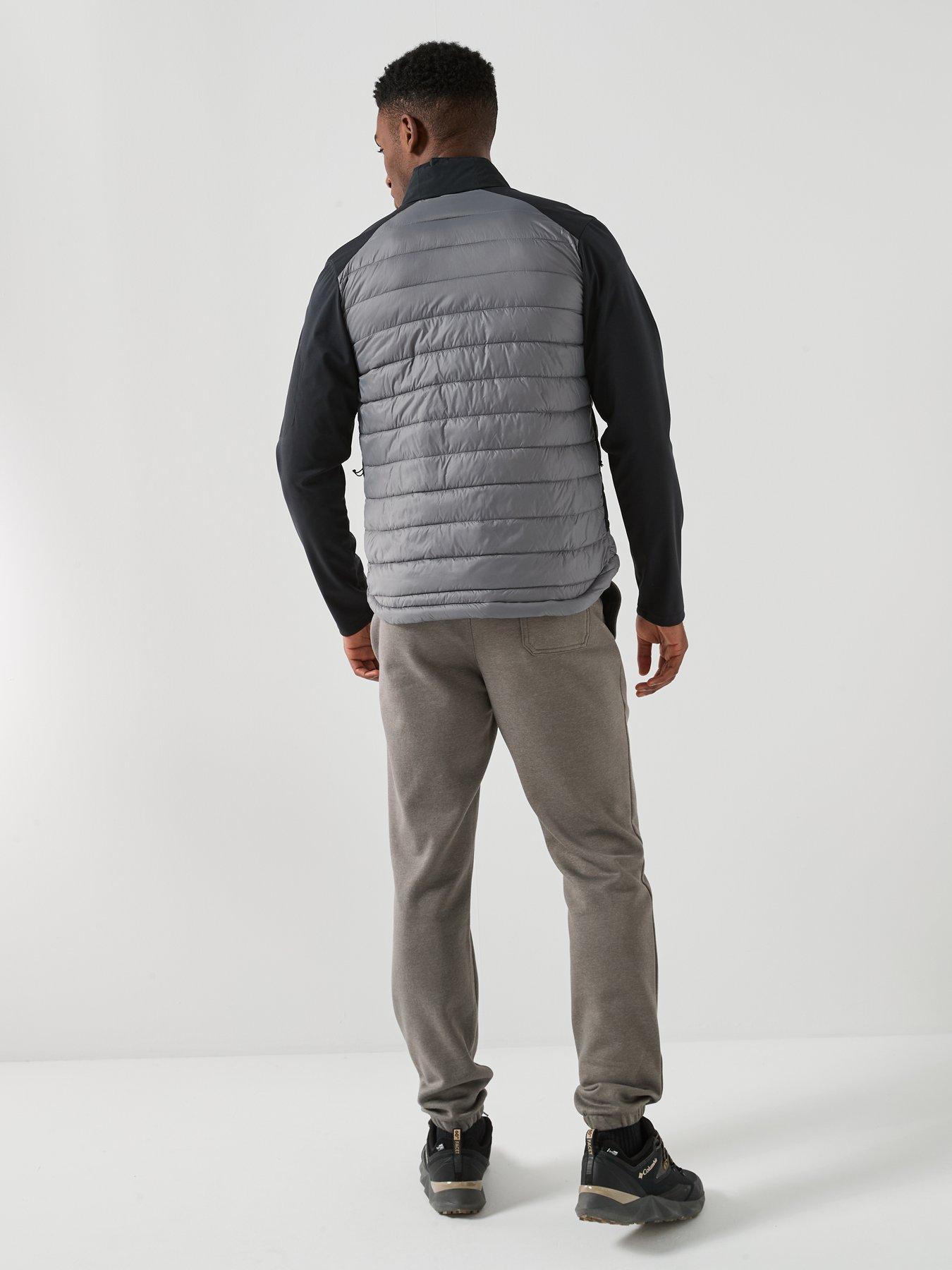 Image 4 of 6 of Columbia Men's Tech Hybrid Softshell Jacket - Grey