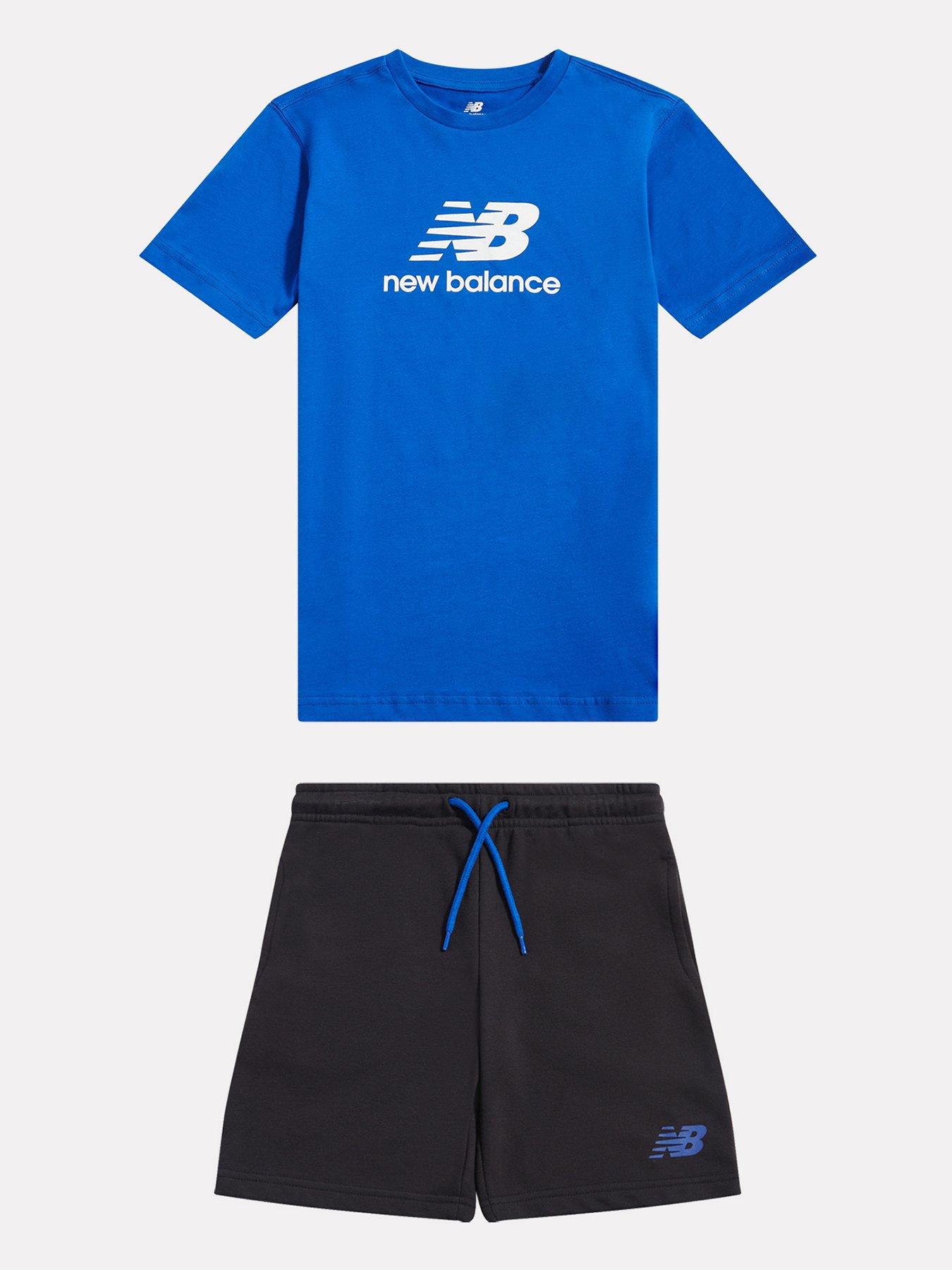 new-balance-junior-boys-stacked-logo-tee-amp-french-terry-short-set-black-blue