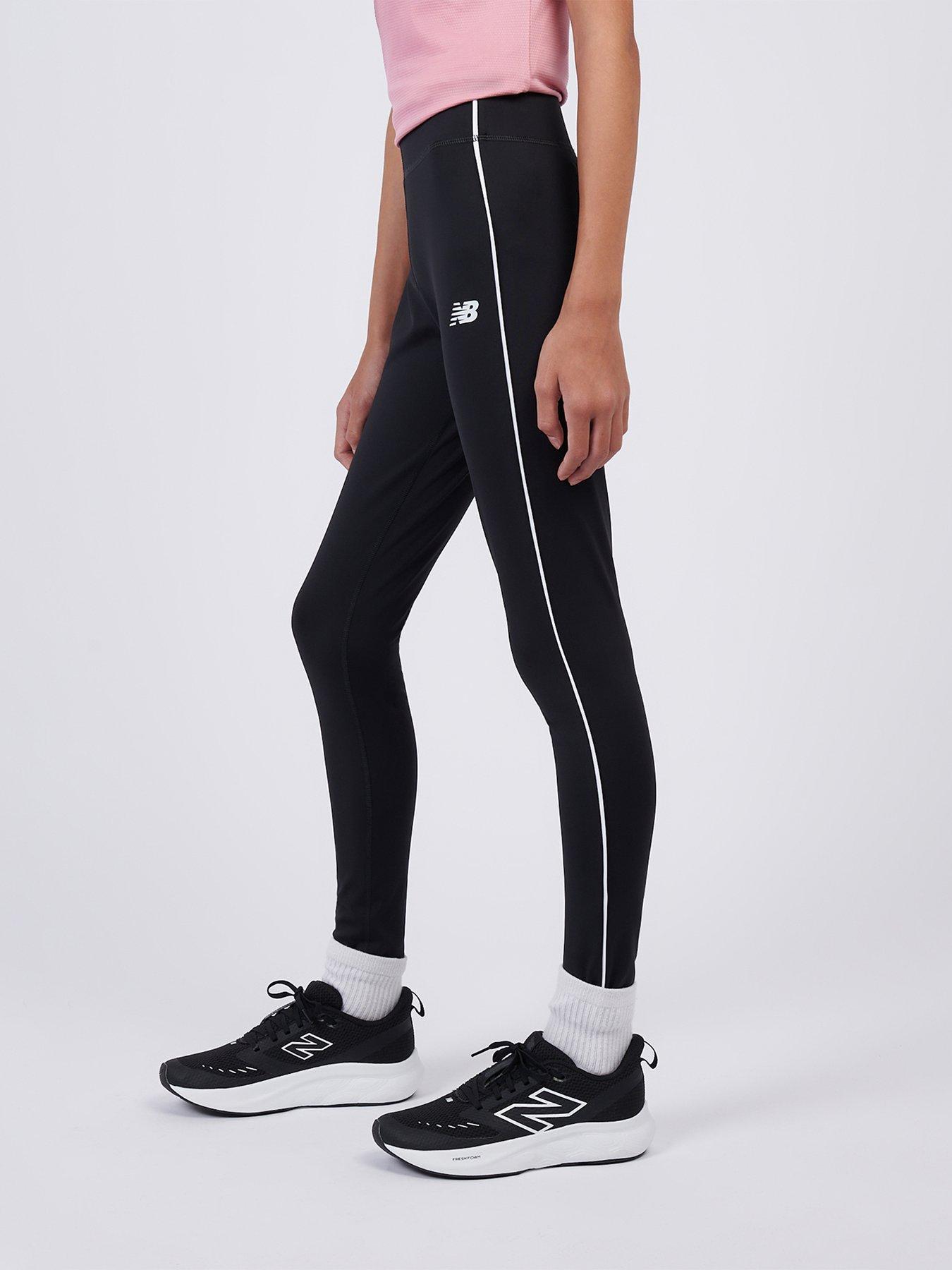 New Balance Junior Girls Performace High Rise Legging - Black