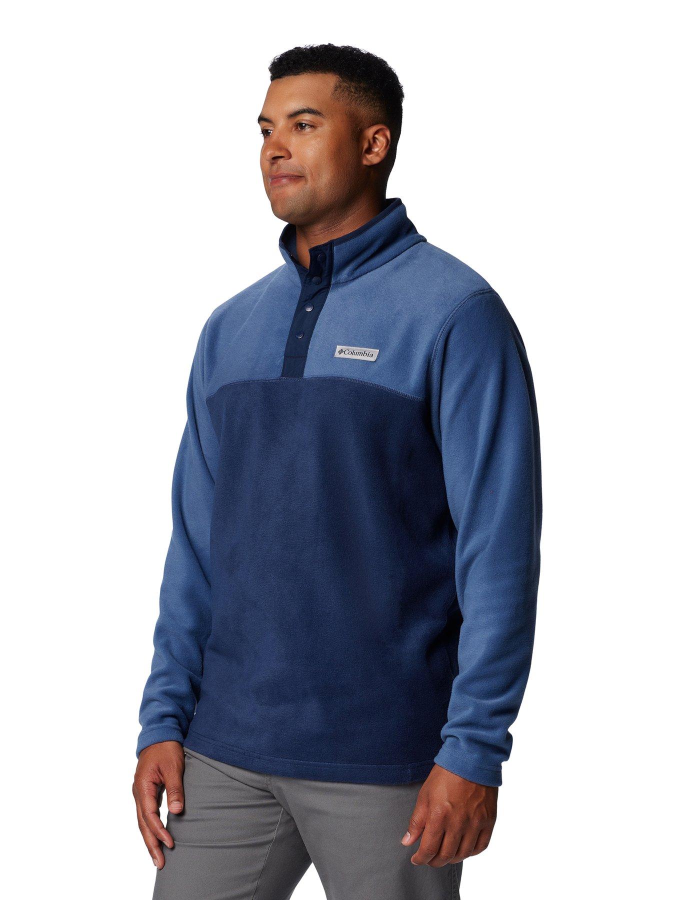 columbia-mens-steens-mountain-half-snap-ii-fleece-navyoutfit