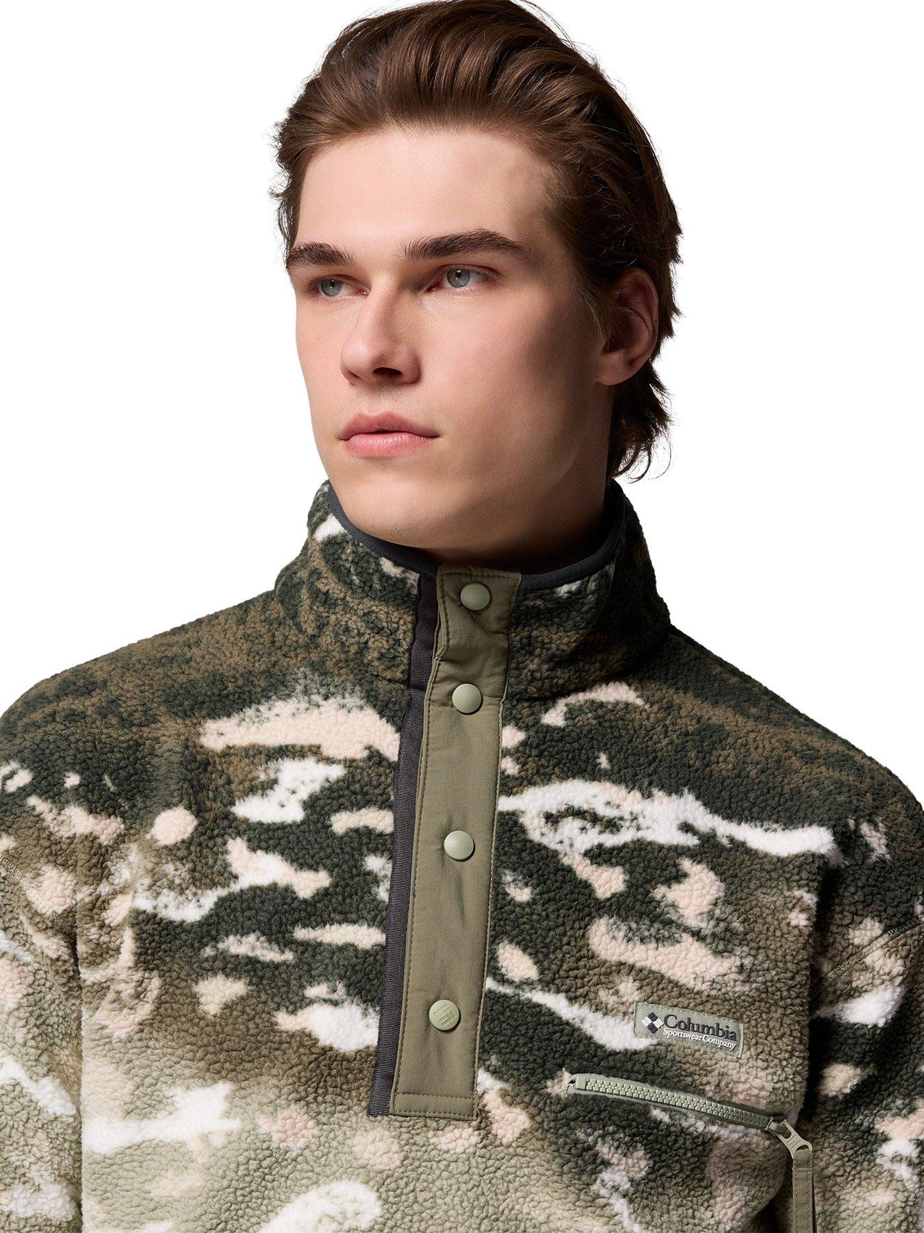 columbia-mens-helvetia-ii-printed-half-snap-fleece-greendetail