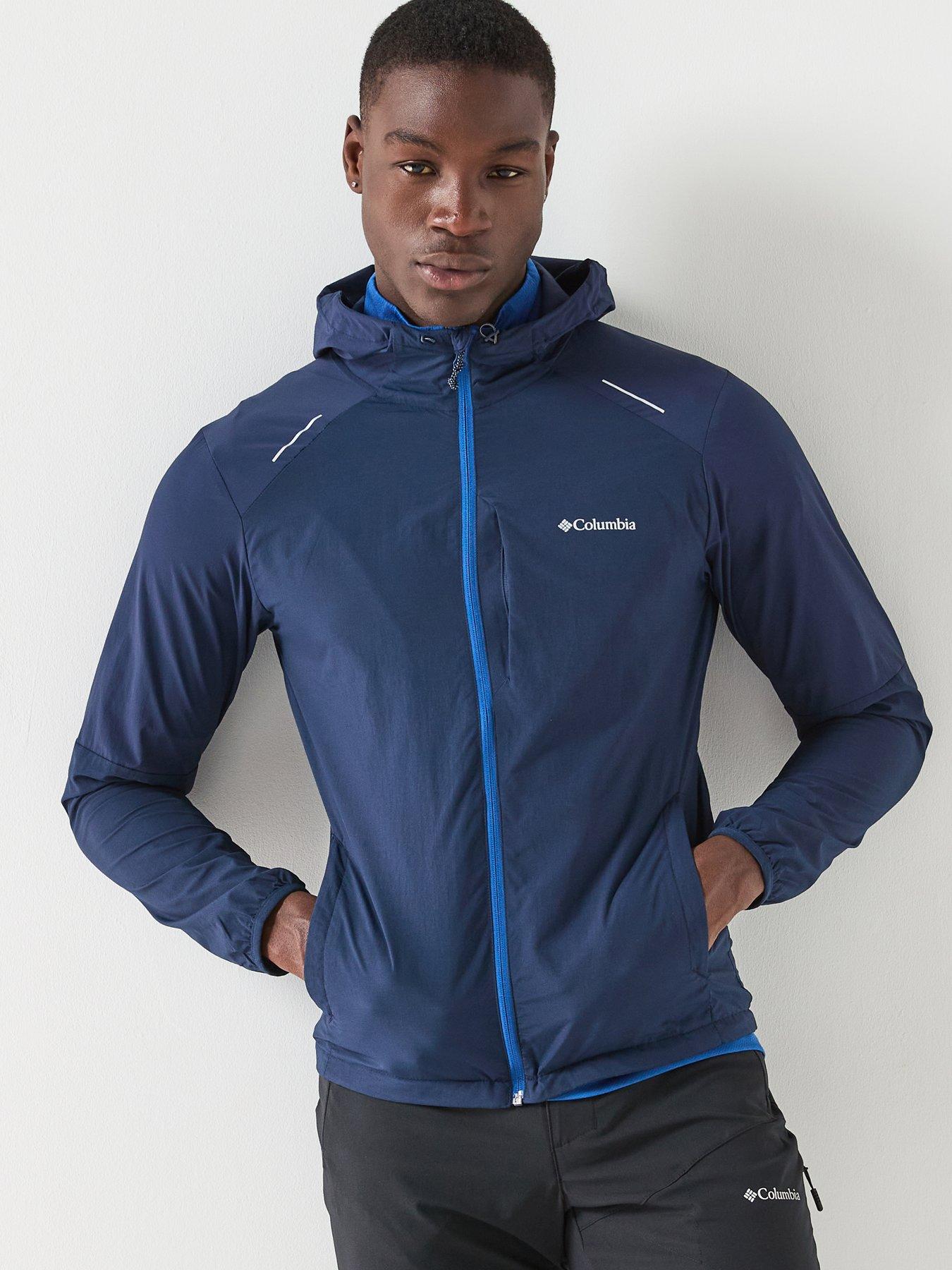 Windbreaker Men's Nylon Jacket With Hood Men's Columbia Tech