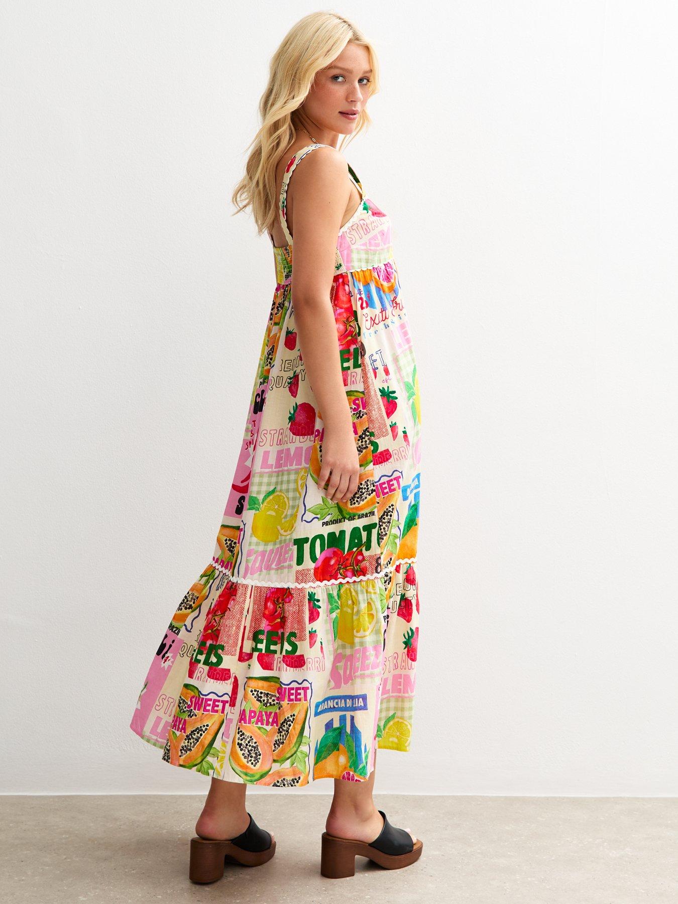 new-look-white-fruit-print-scalloped-strap-midi-dressstillFront