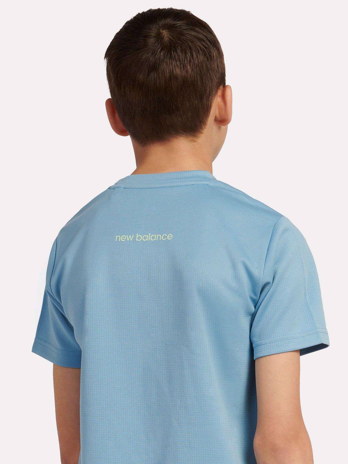 Image 2 of 2 of New Balance Junior Boys Athletic T-Shirt - Blue