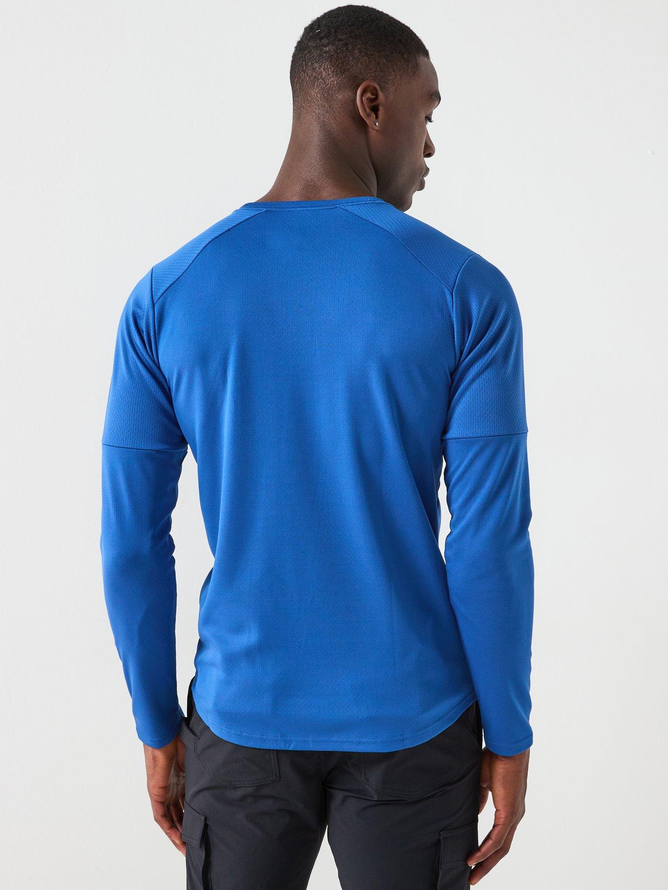columbia-mens-tech-knit-long-sleeve-crew-top--bluestillFront