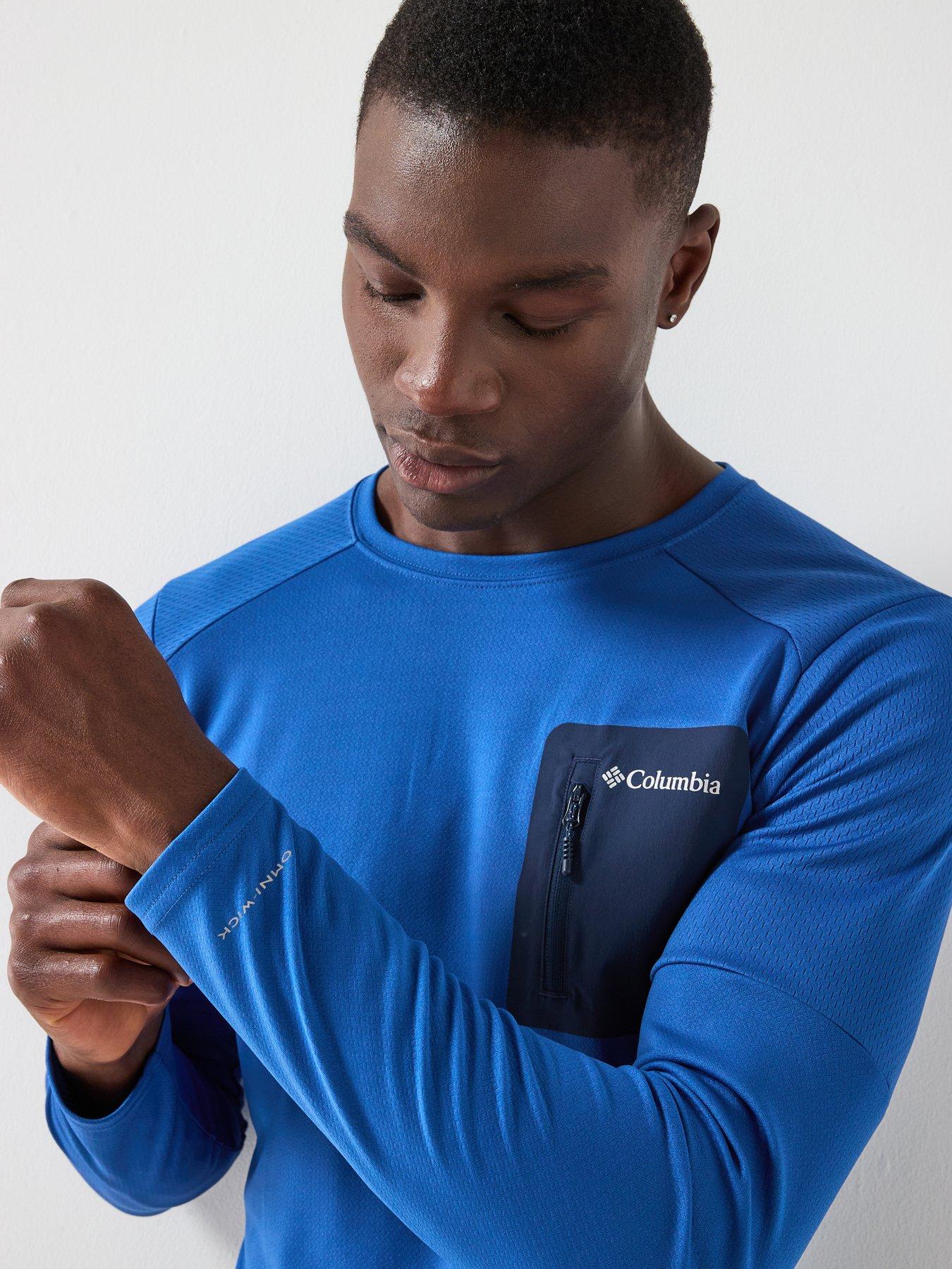 columbia-mens-tech-knit-long-sleeve-crew-top--blueoutfit