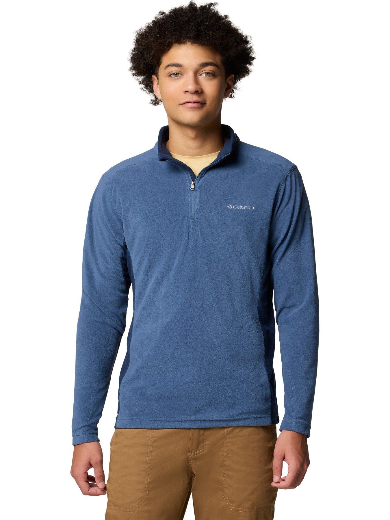 columbia-mens-klamath-range-ii-half-zip-fleece-bluefront