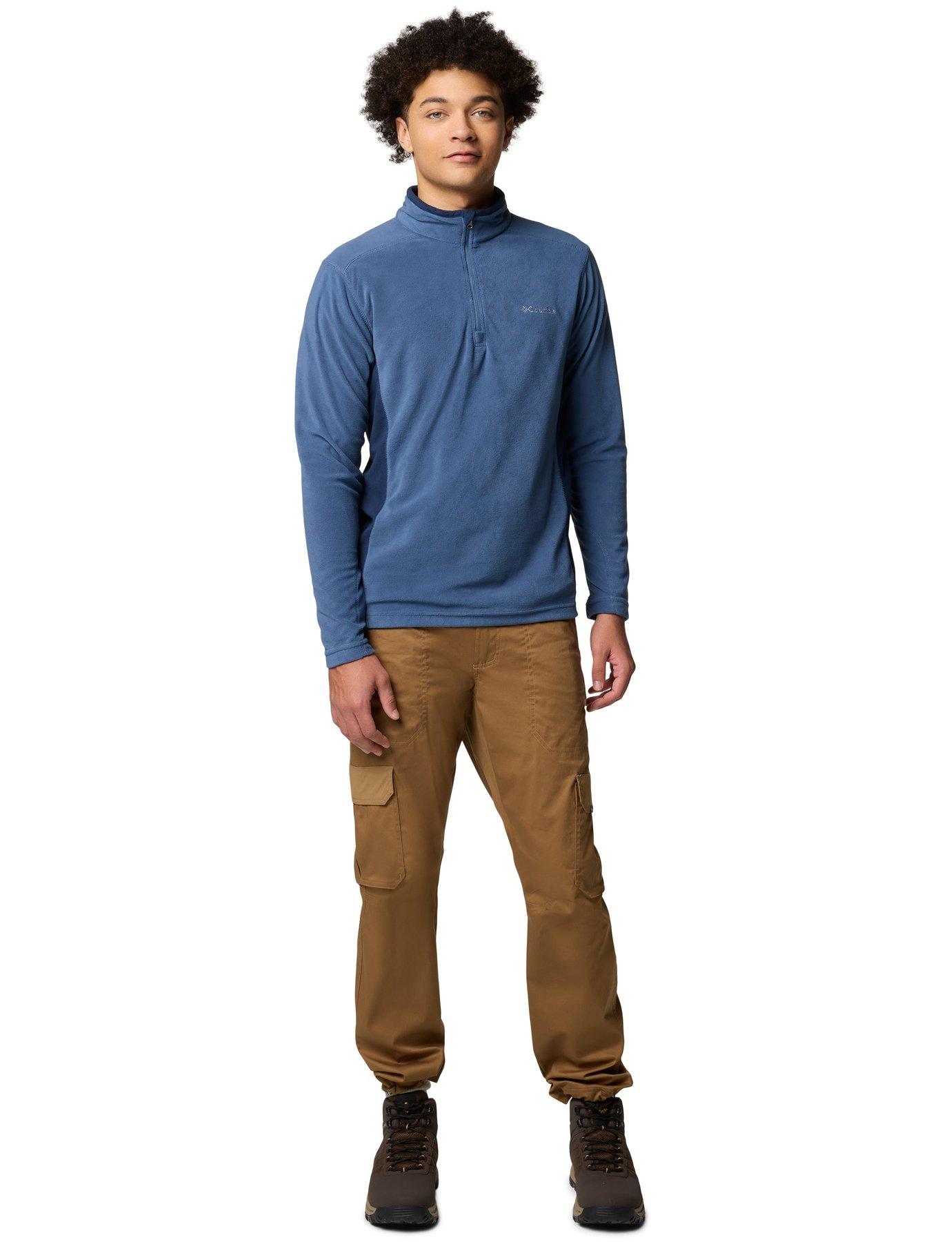 columbia-mens-klamath-range-ii-half-zip-fleece-blueback