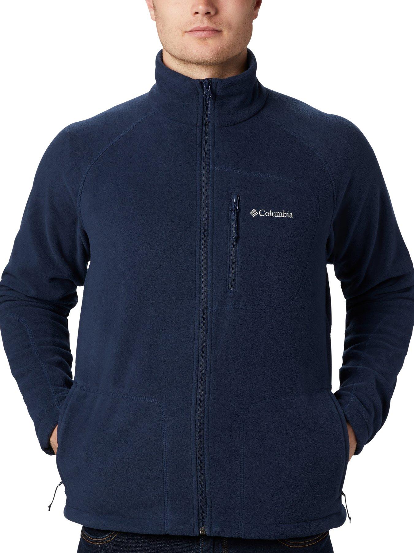 columbia-mens-fast-trek-ii-full-zip-fleece-navyback