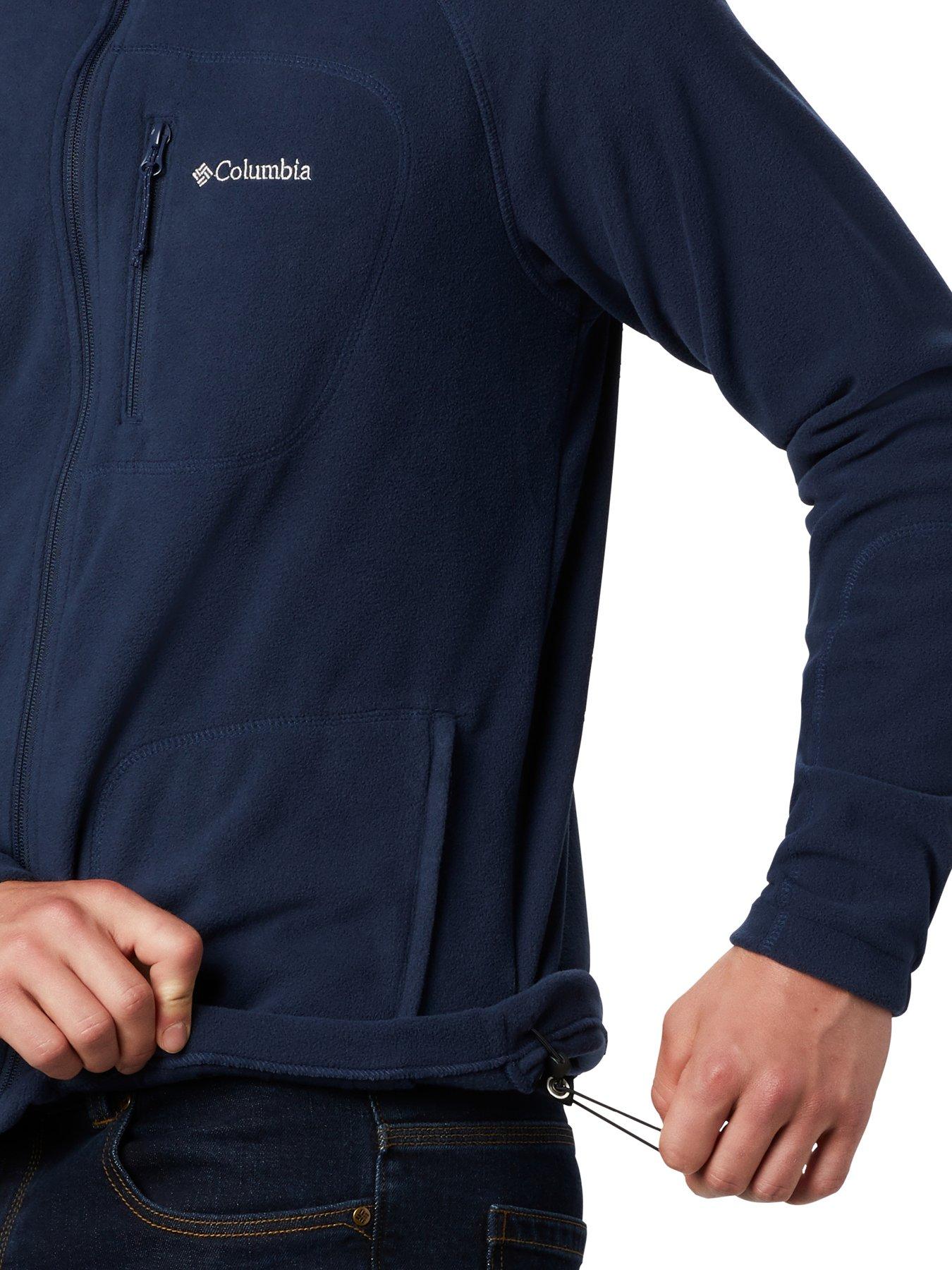 columbia-mens-fast-trek-ii-full-zip-fleece-navydetail