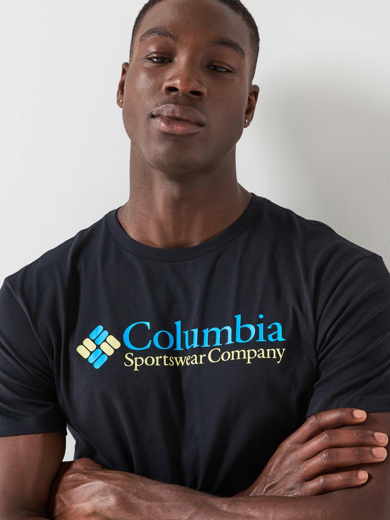 Image 4 of 6 of Columbia Men's Csc Basic Logo Short Sleeve Tee - Black