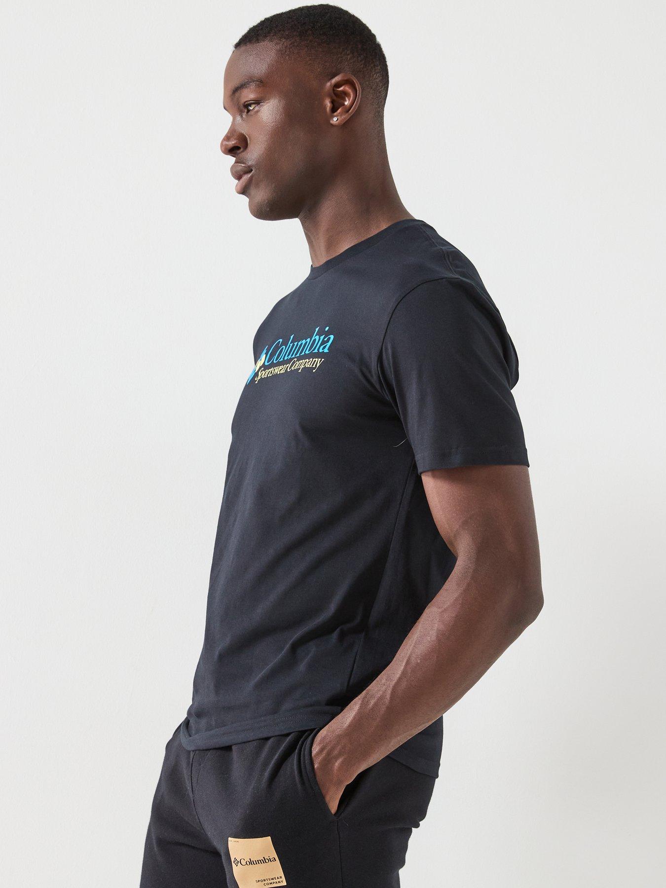 Image 5 of 6 of Columbia Men's Csc Basic Logo Short Sleeve Tee - Black